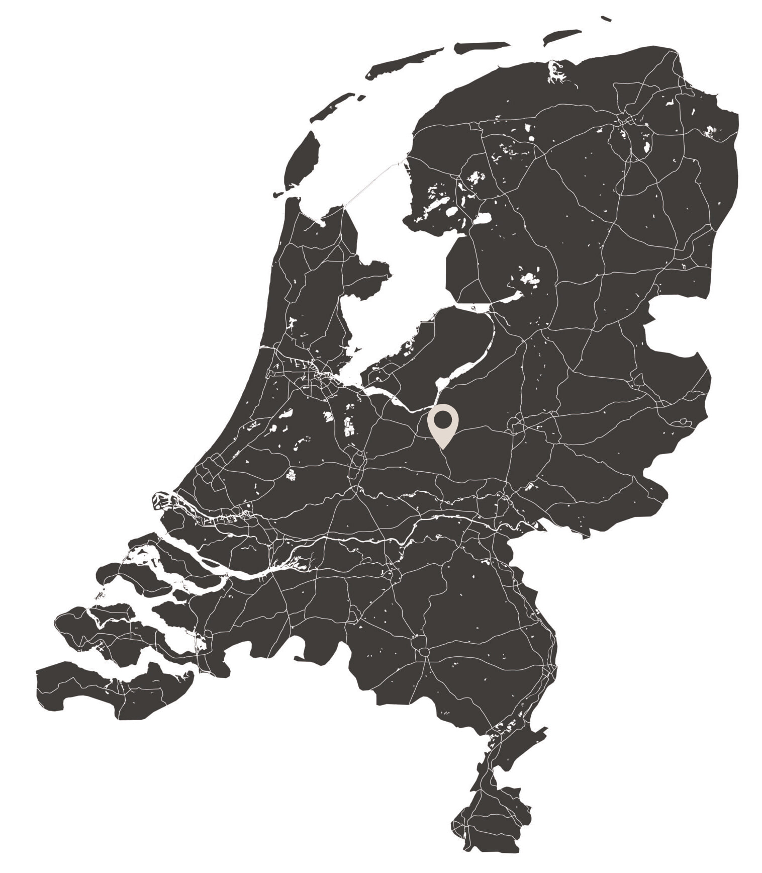 Sohome Concept Store op de kaart van Nederland