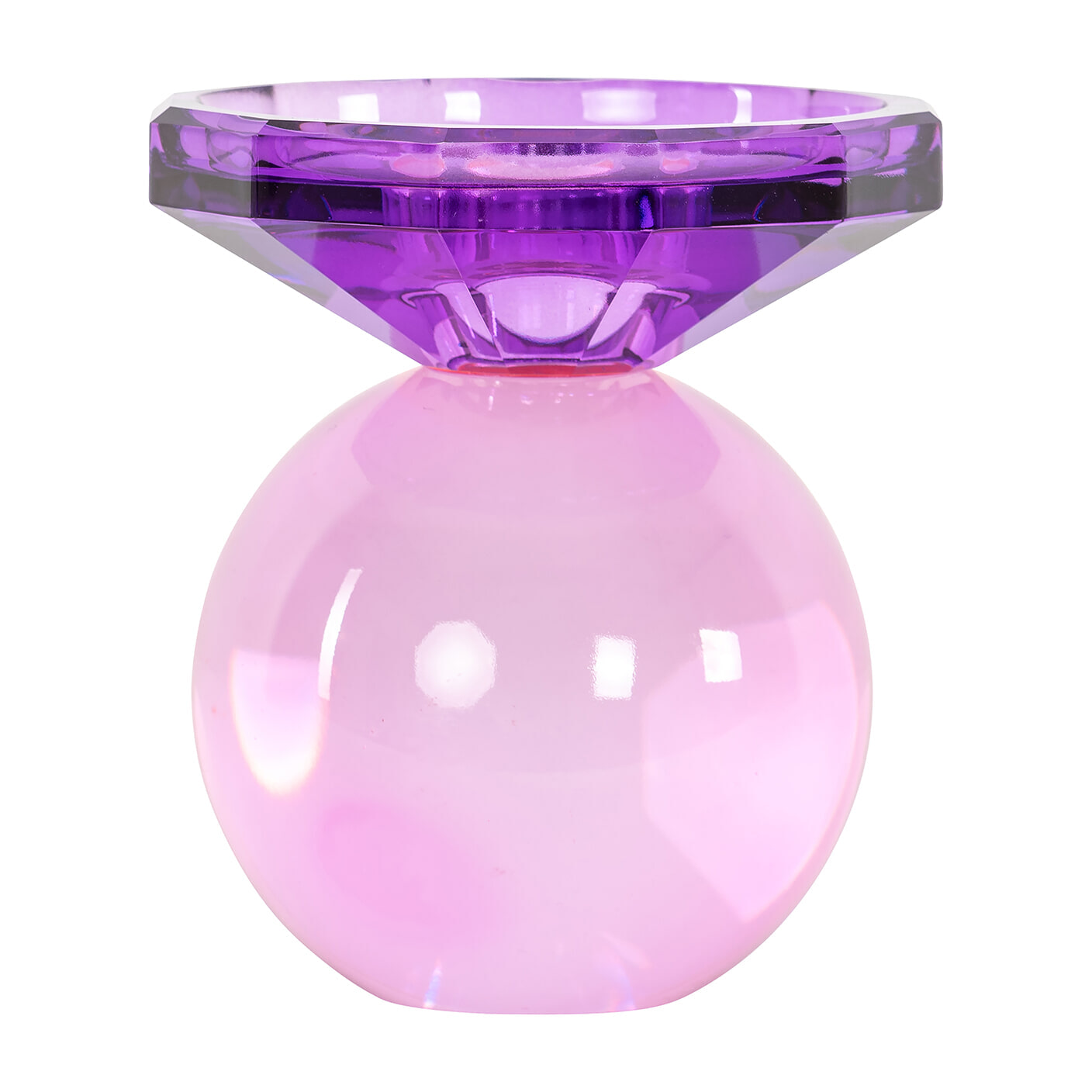 Richmond Kandelaar Una Glas, 9cm - Roze