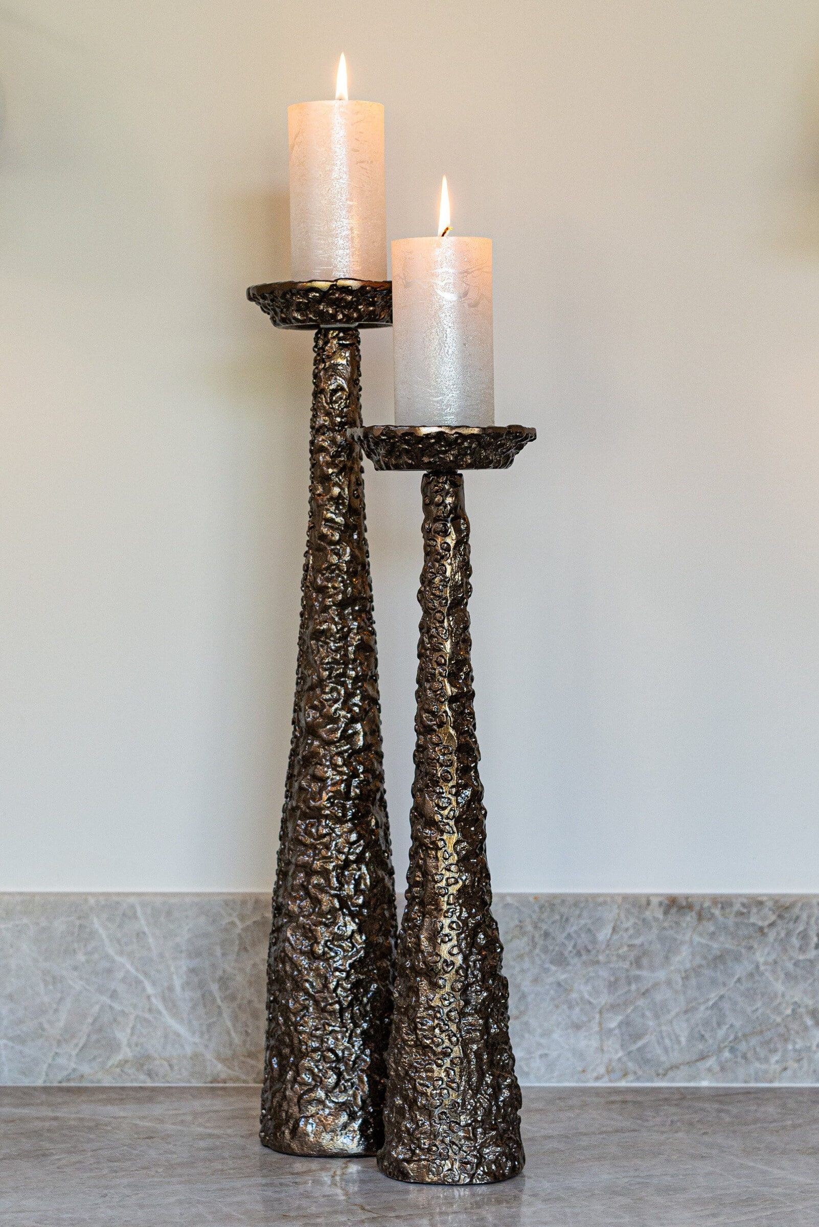 Richmond Kandelaar 'Moan' Brass, 63cm