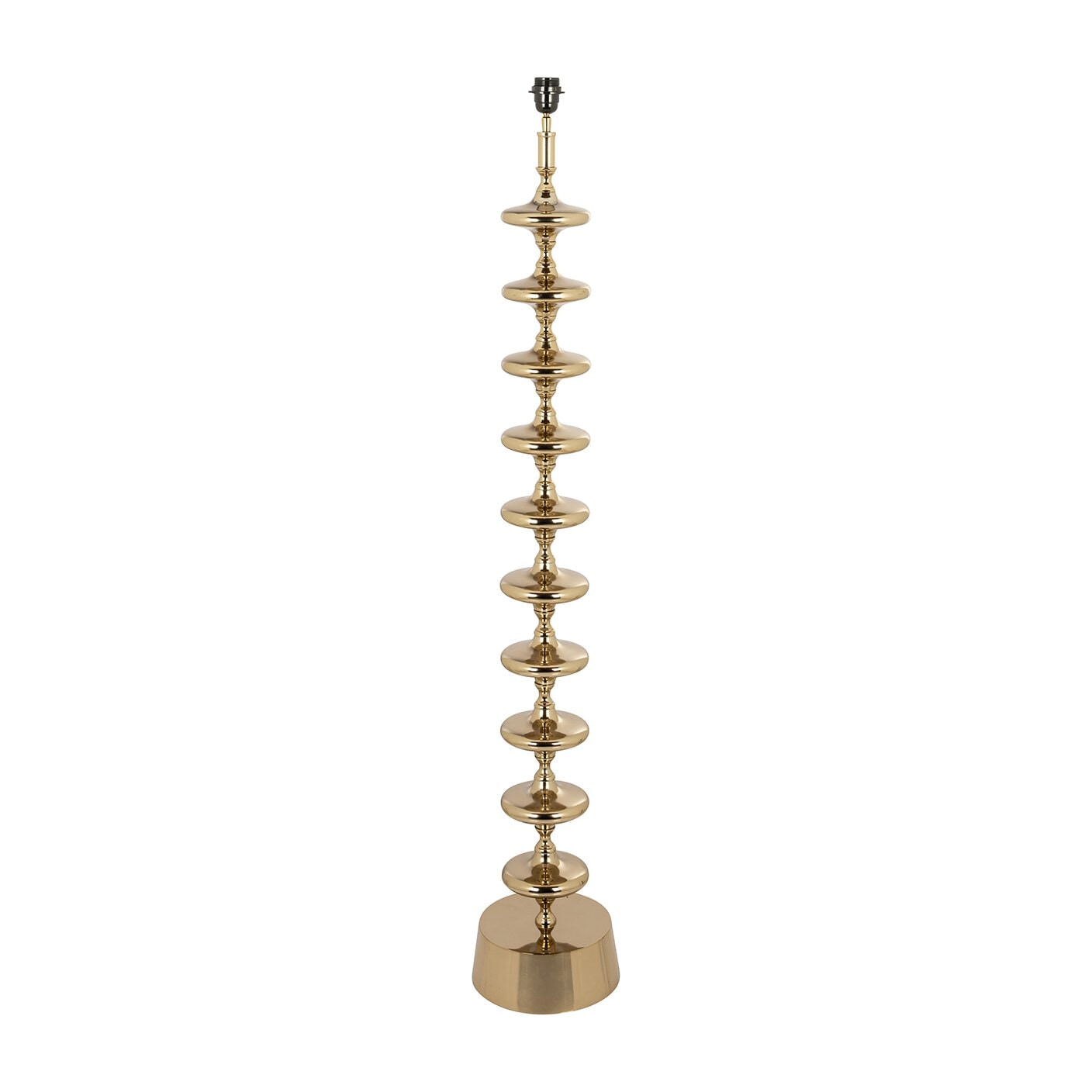 Richmond Vloerlamp 'Jane' 138cm, kleur Goud (excl. kap)