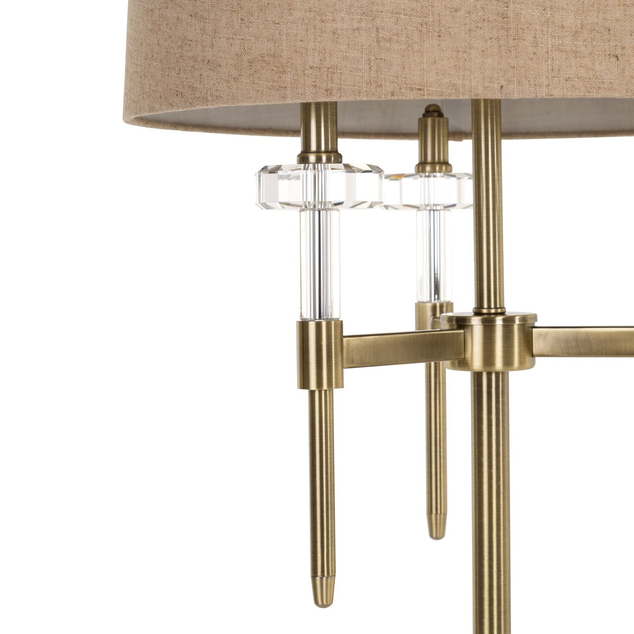Richmond Vloerlamp 'Josie' 161cm hoog, kleur Brushed Gold