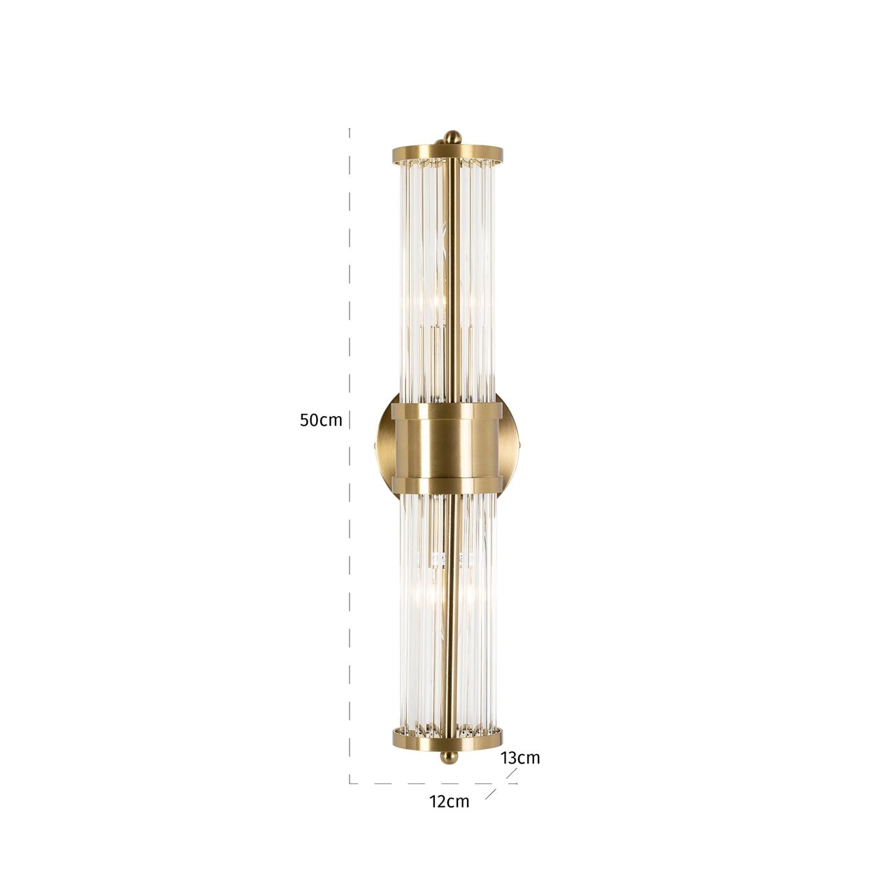 Richmond Wandlamp 'Lyan' kleur Brushed Gold