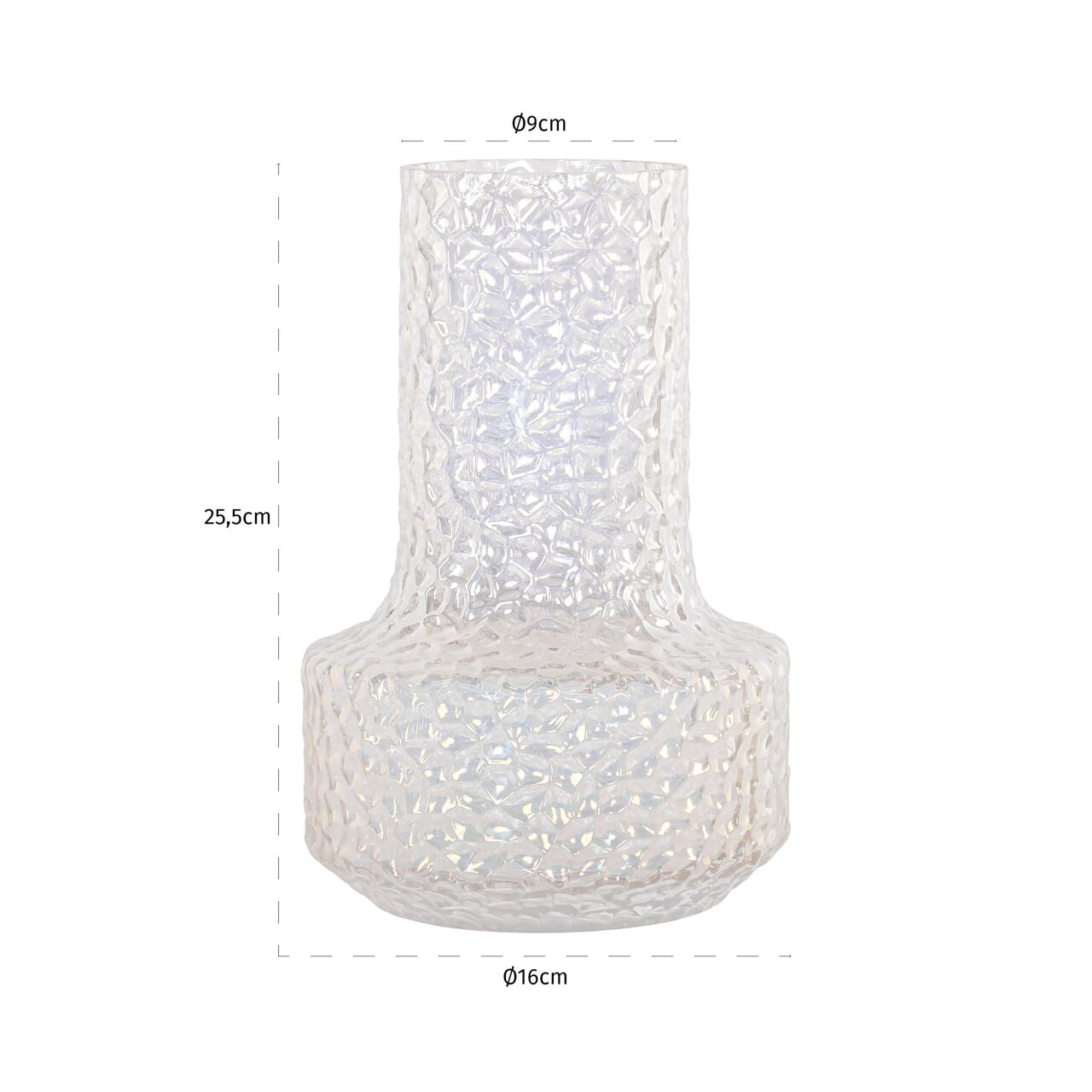 Richmond Vaas 'Bridey' Iriserend 