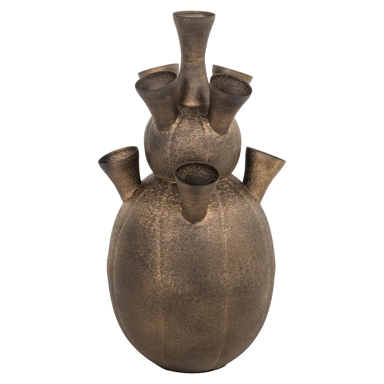 Richmond Vaas 'Maleen' 65cm, kleur Brass Antique