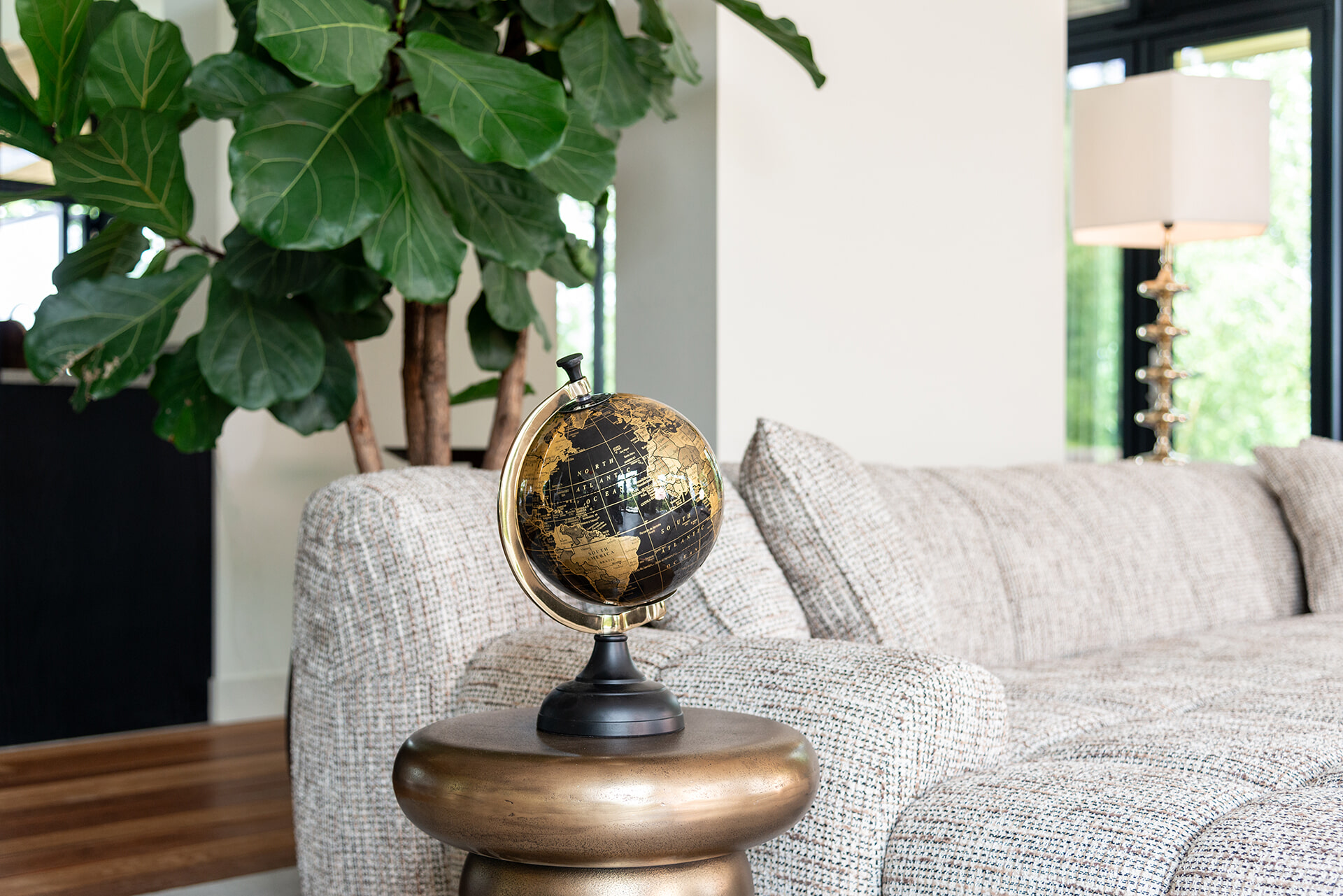 Richmond 3-zits Loungebank 'Hazel' Links, Be Trendy, kleur Naturel