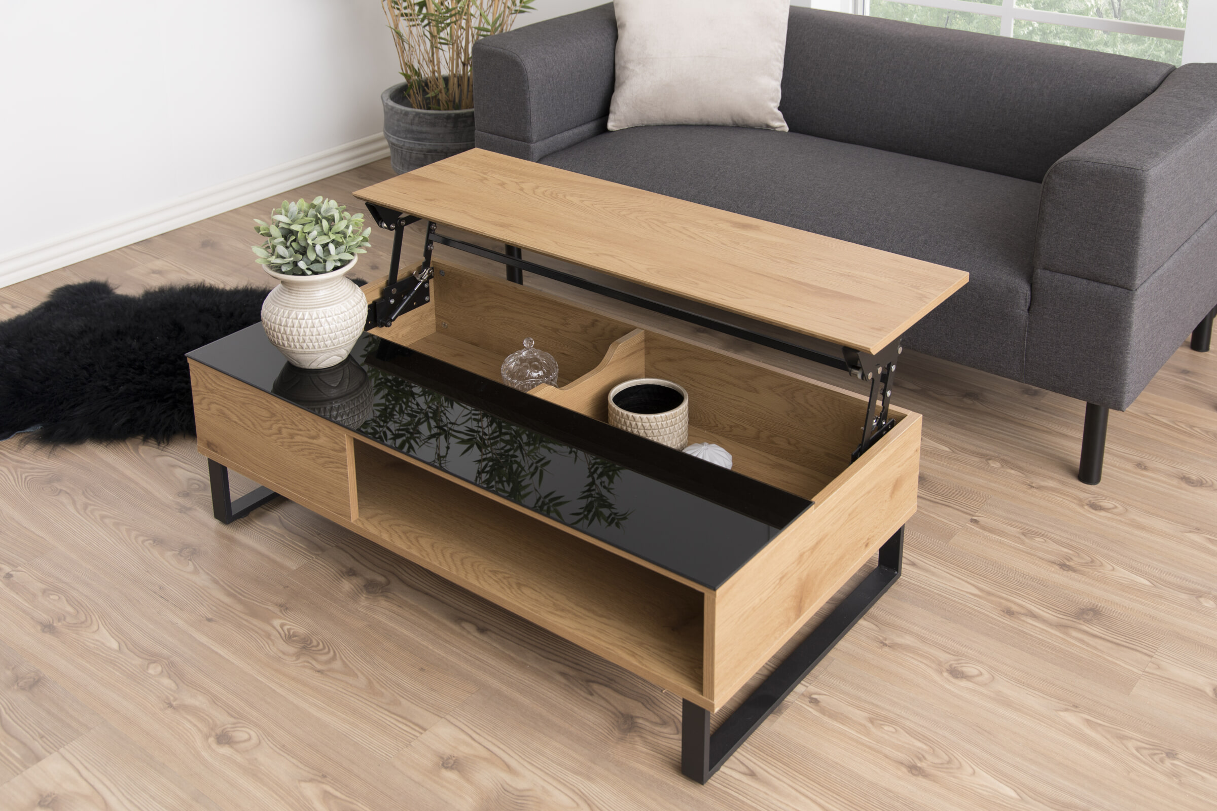 Bendt Salontafel 'Aino' Met verhoging, 110 x 60cm