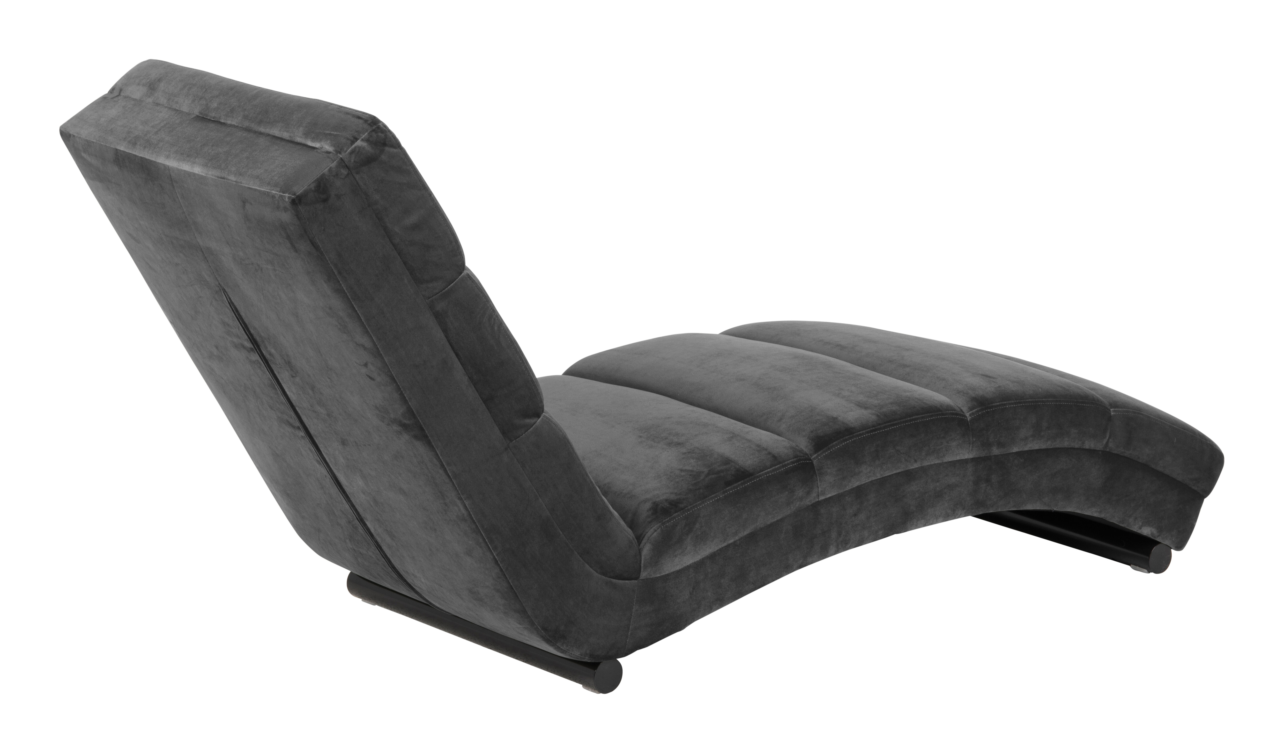 Bendt Relaxfauteuil 'Lauri' Velvet, kleur Donkergrijs