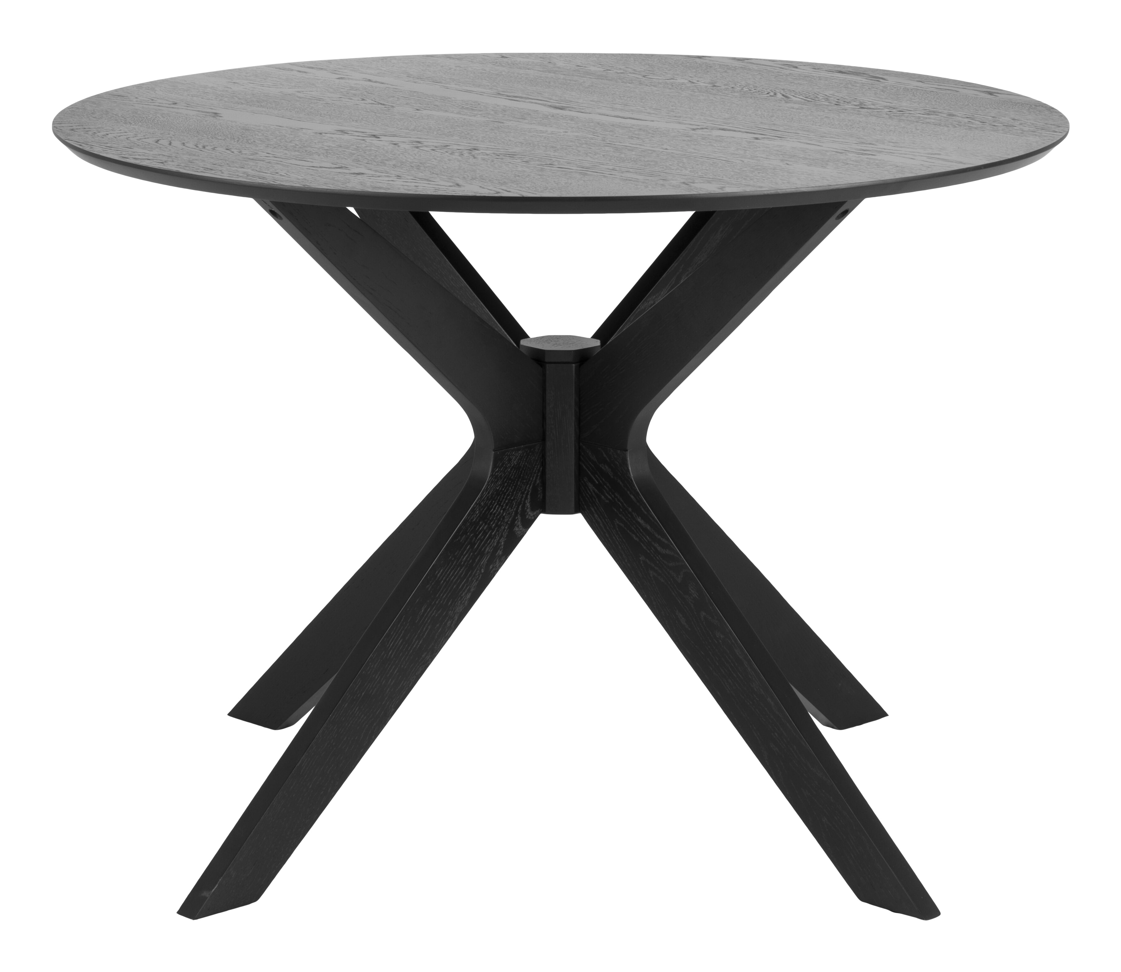 Bendt Ronde Eettafel 'Evald' 105cm, kleur Zwart