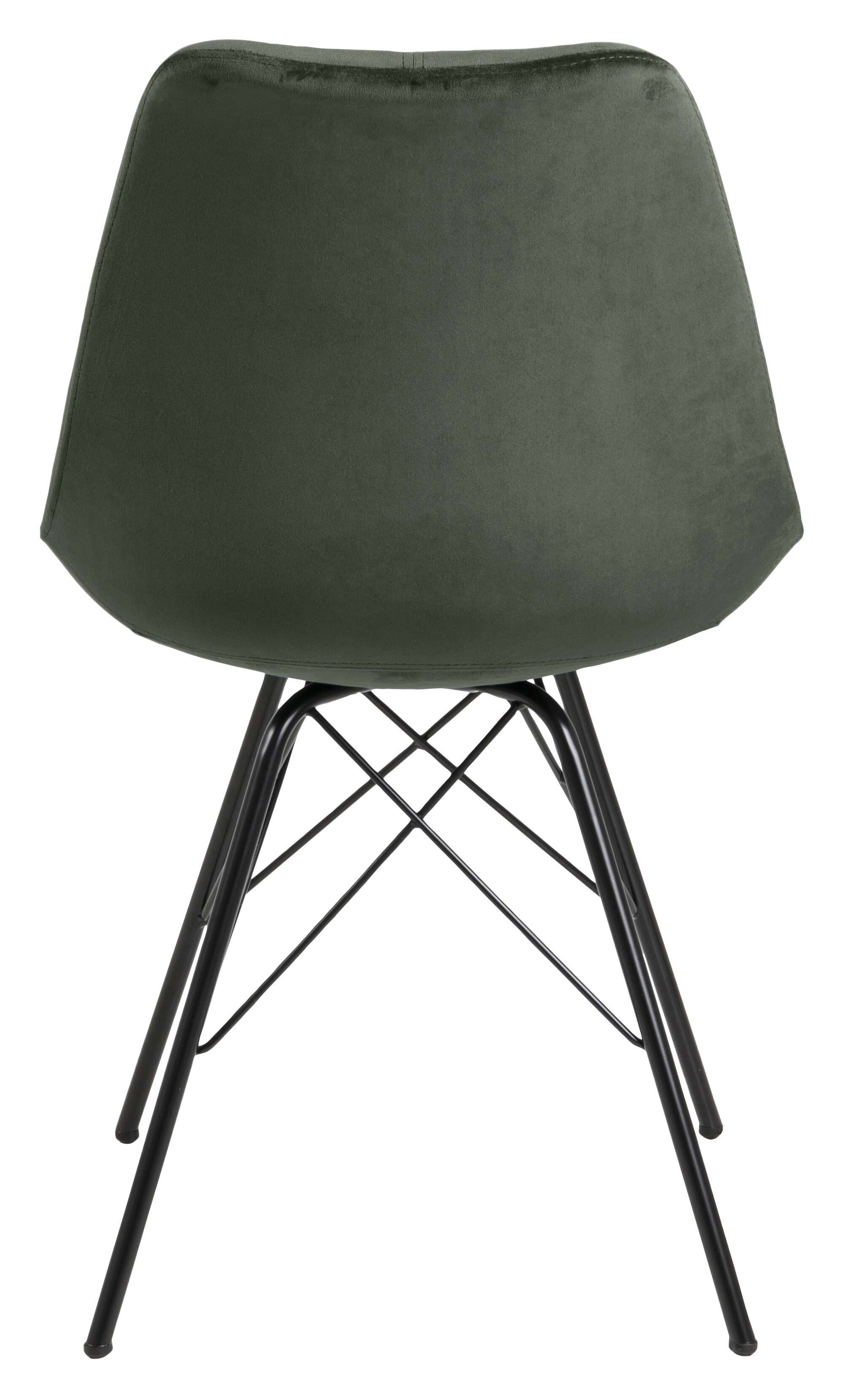Bendt Eetkamerstoel 'Liva' Velvet, kleur Forest Green