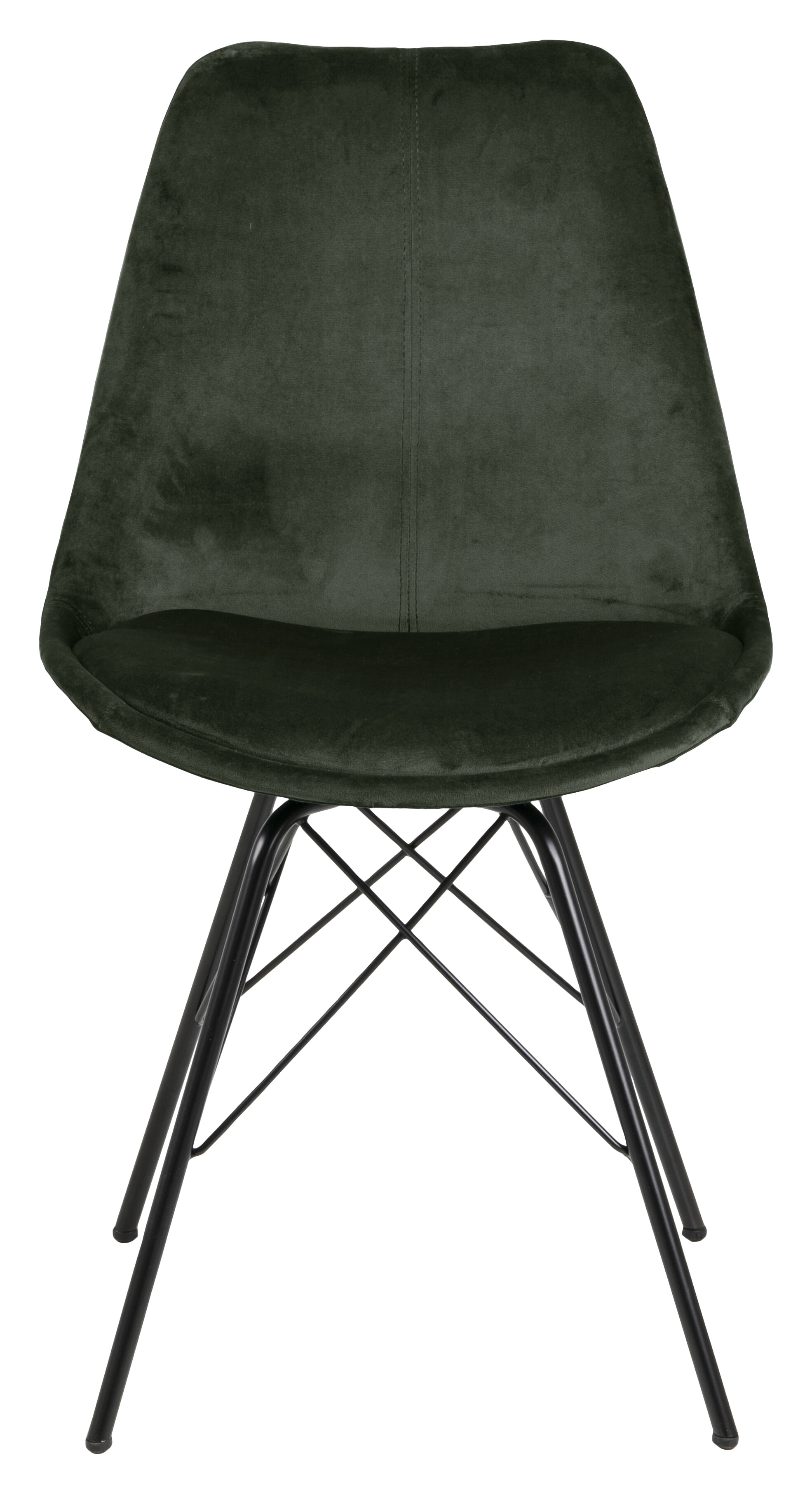 Bendt Eetkamerstoel 'Liva' Velvet, kleur Forest Green