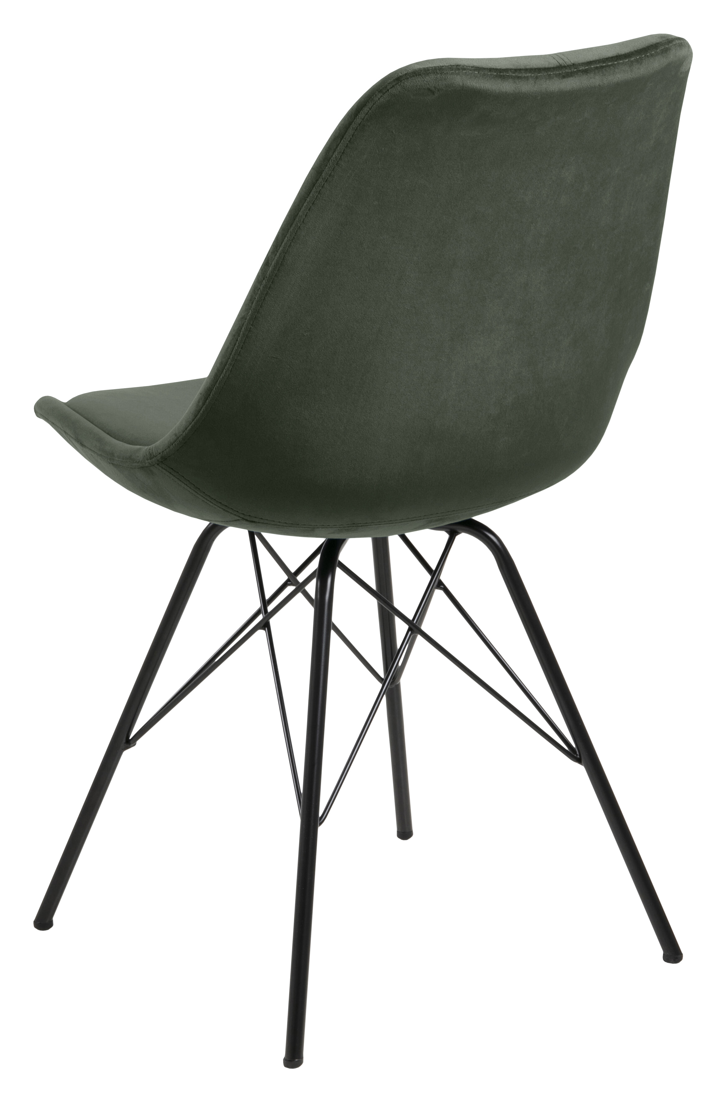 Bendt Eetkamerstoel 'Liva' Velvet, kleur Forest Green