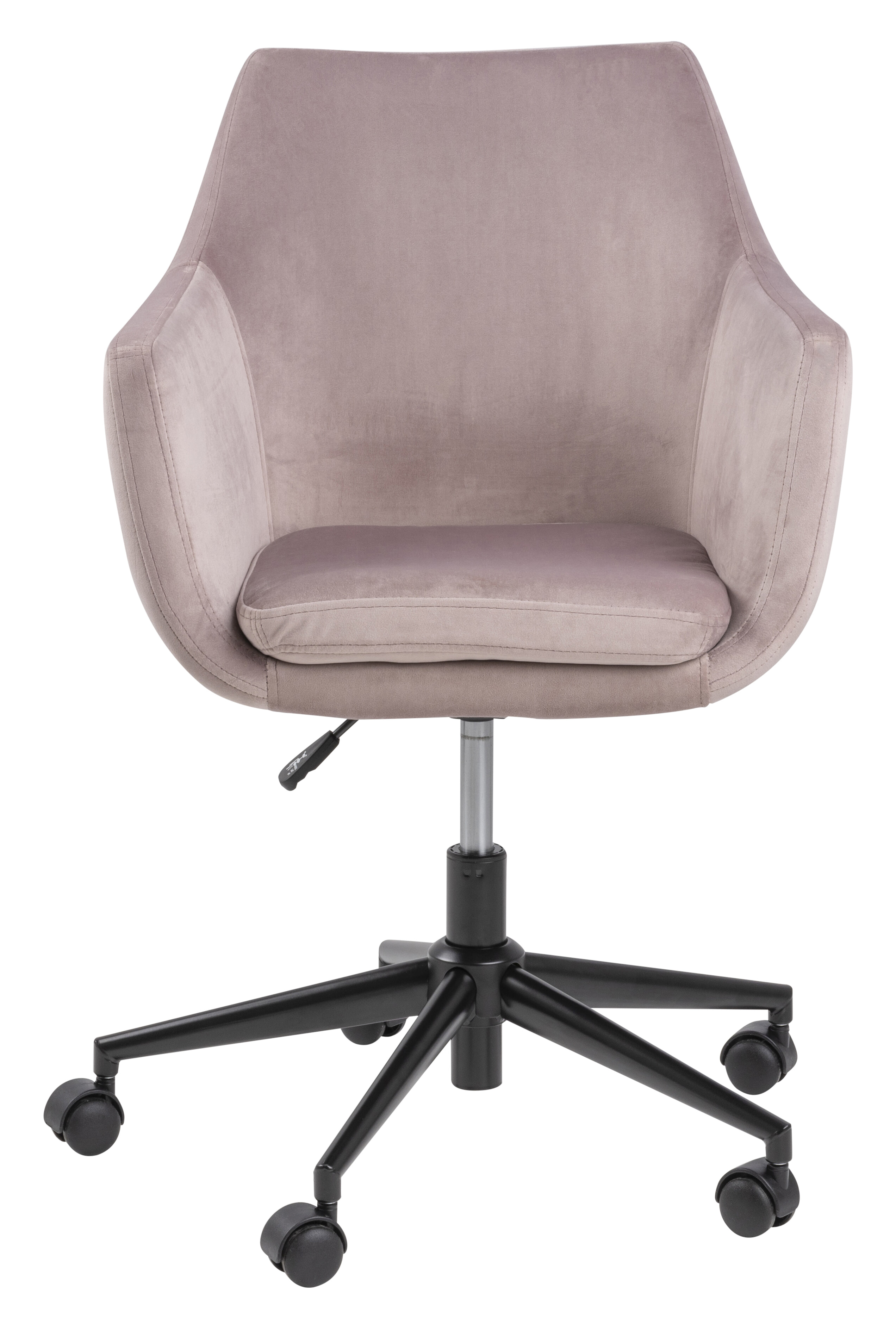 Bendt Bureaustoel 'Rikke' Velvet, kleur Dusty Rose