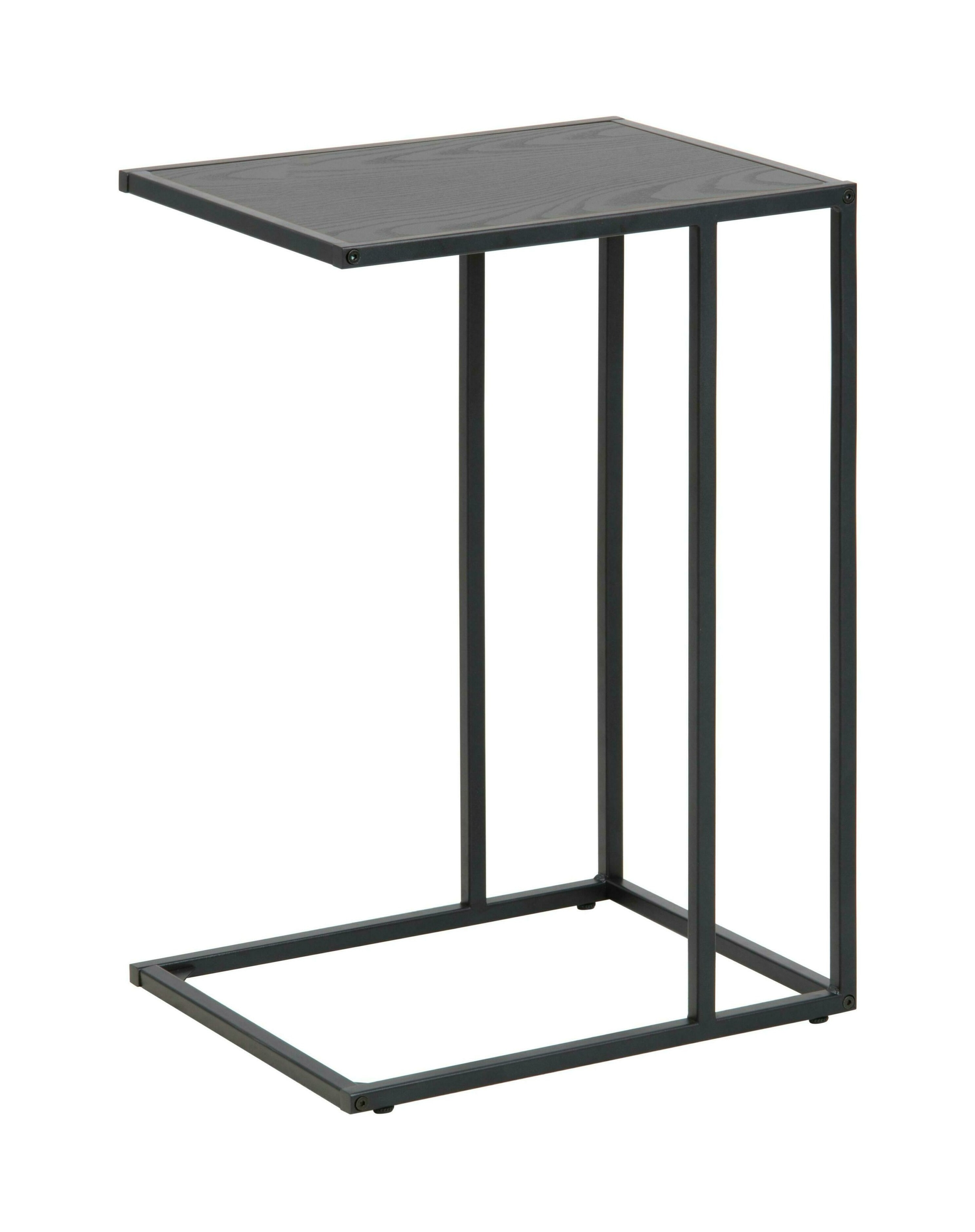 Sohome Laptoptafel 'Holger' Essen en metaal, 43 x 35cm, kleur Zwart