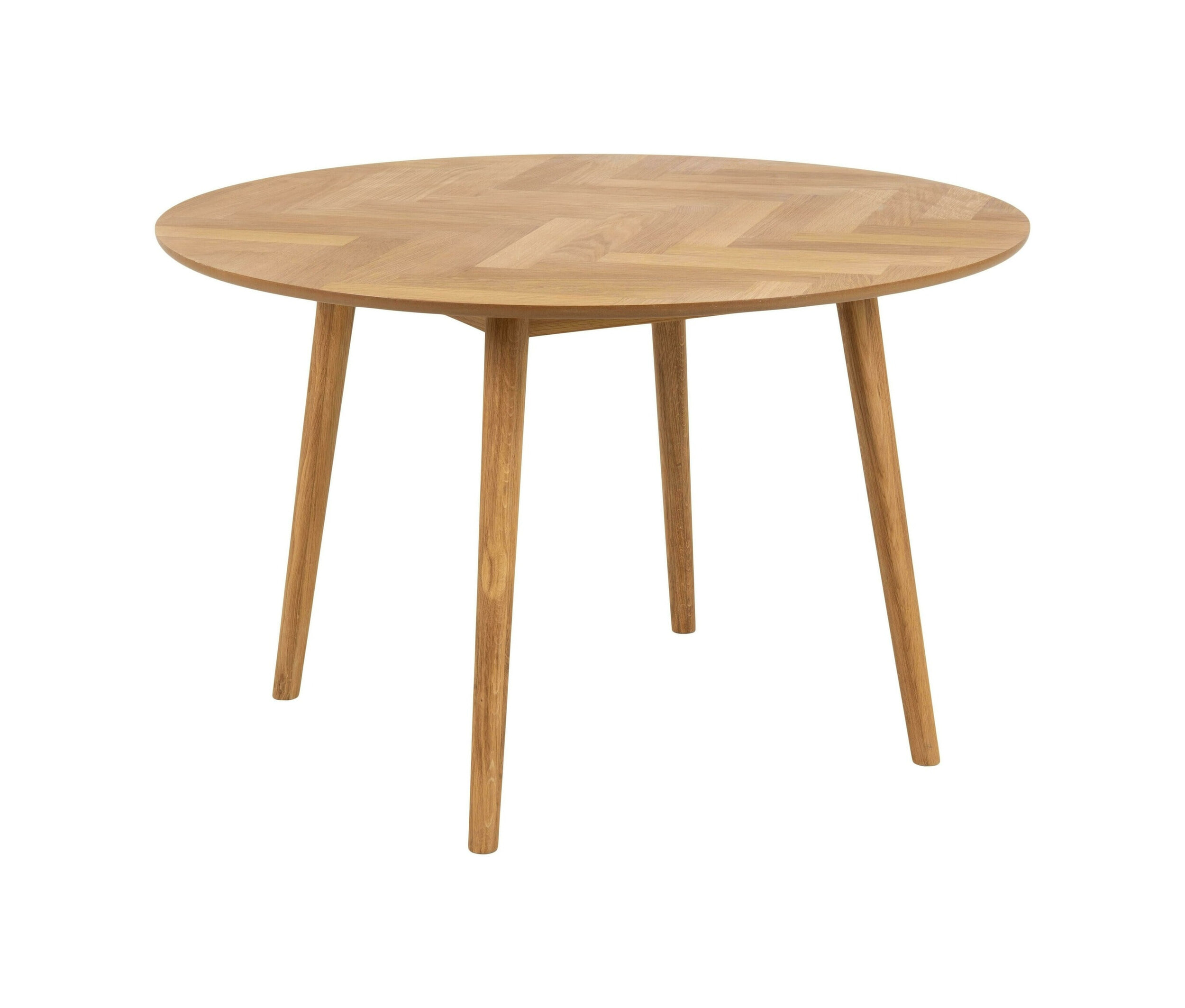 Bendt Ronde Eettafel 'Ebbe' Visgraat, 120cm