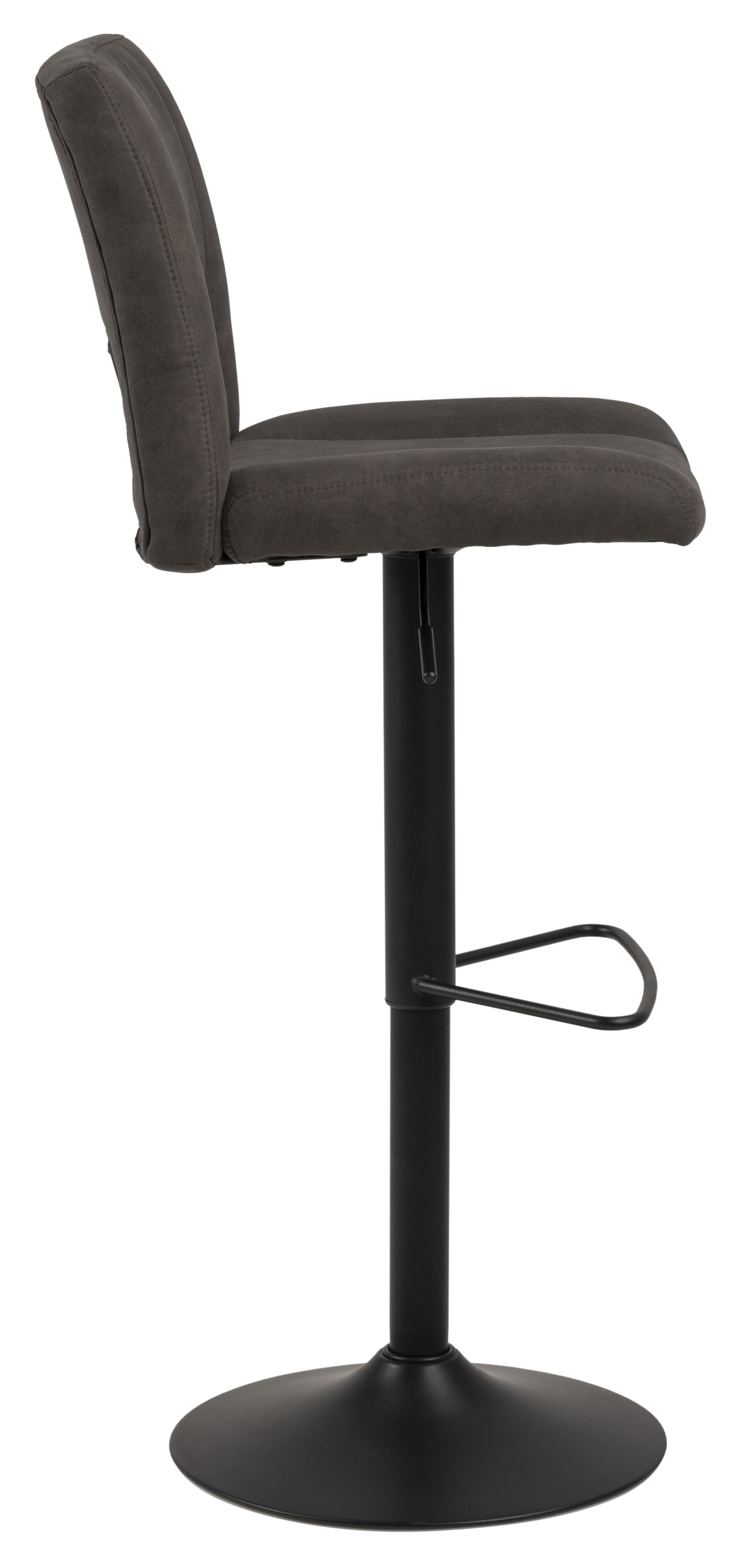 Bendt Barkruk 'Ruth' (zithoogte 62-83cm), kleur Antraciet