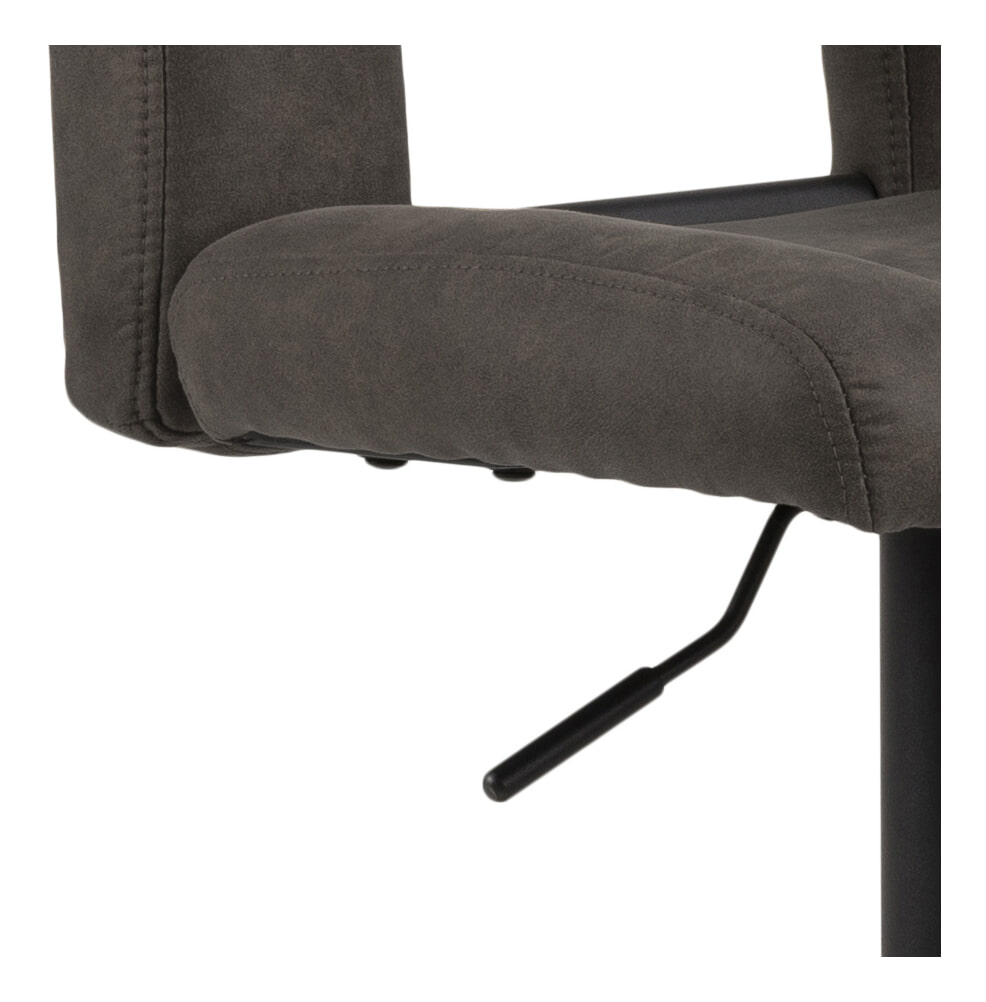 Bendt Barkruk 'Ruth' (zithoogte 62-83cm), kleur Antraciet