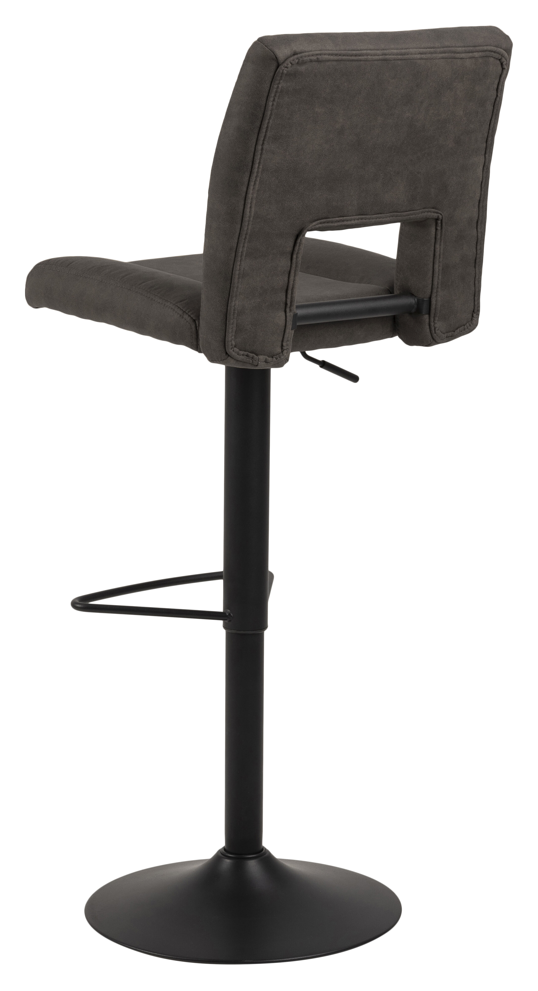 Bendt Barkruk 'Ruth' (zithoogte 62-83cm), kleur Antraciet