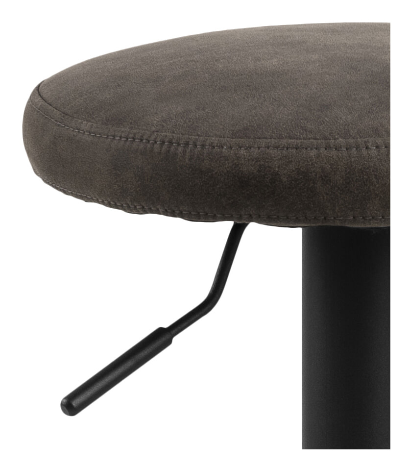 Bendt Barkruk 'Inger' (zithoogte 62-82cm), kleur Antraciet