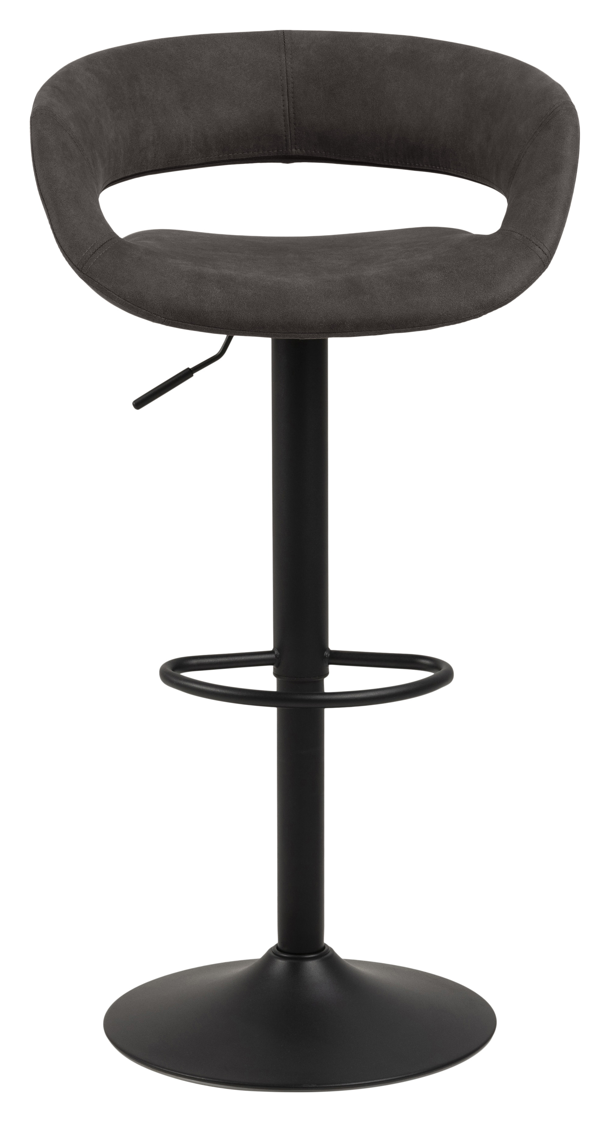 Bendt Barkruk 'Pia' (zithoogte 59-80cm), kleur Antraciet