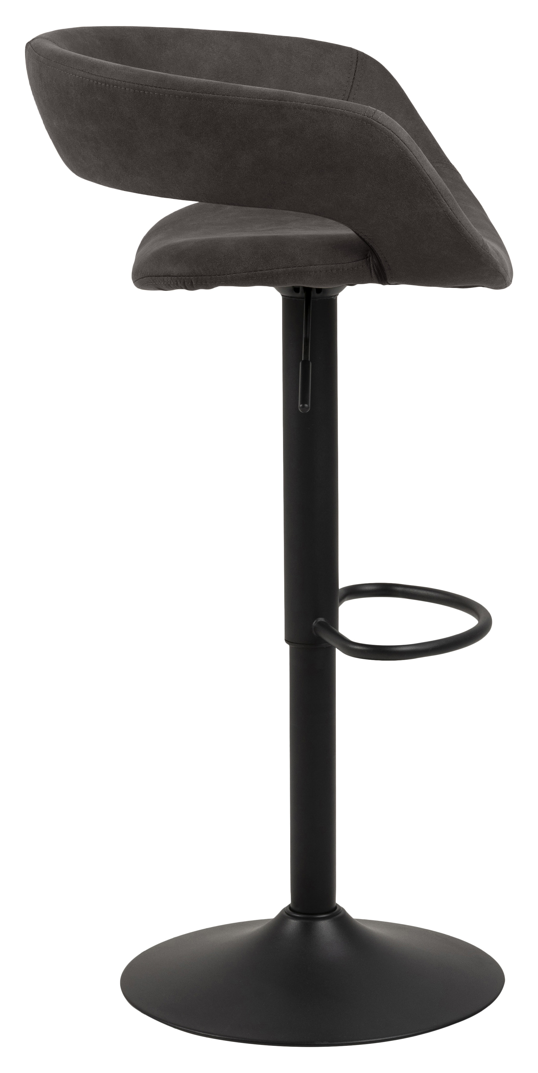 Bendt Barkruk 'Pia' (zithoogte 59-80cm), kleur Antraciet