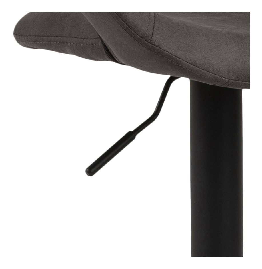 Bendt Barkruk 'Pia' (zithoogte 59-80cm), kleur Antraciet