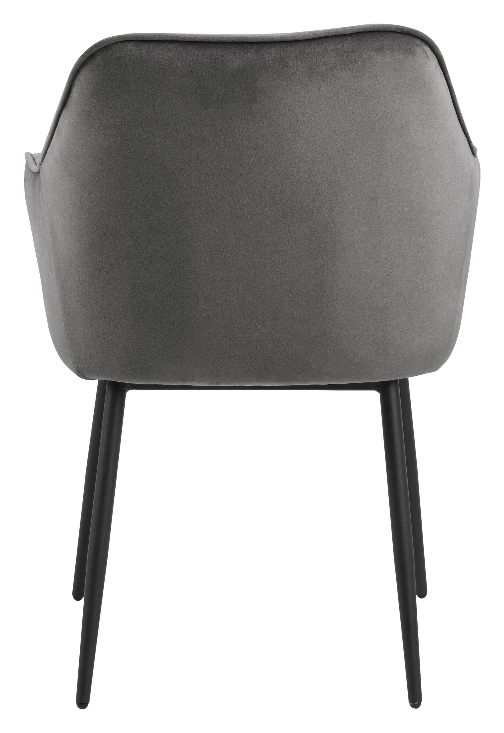 Bendt Eetkamerstoel 'Loren' Velvet, kleur Dark Grey
