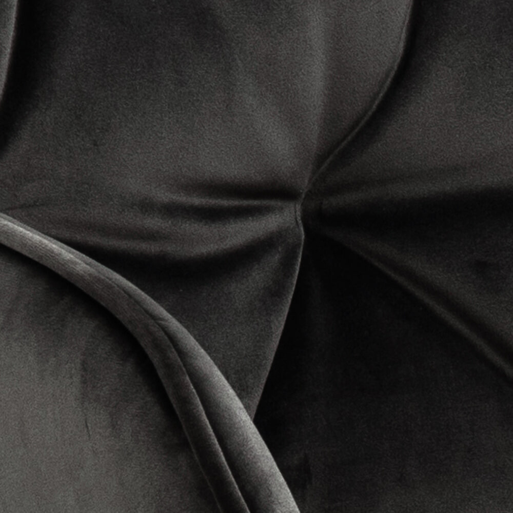Bendt Eetkamerstoel 'Loren' Velvet, kleur Grey/Brown