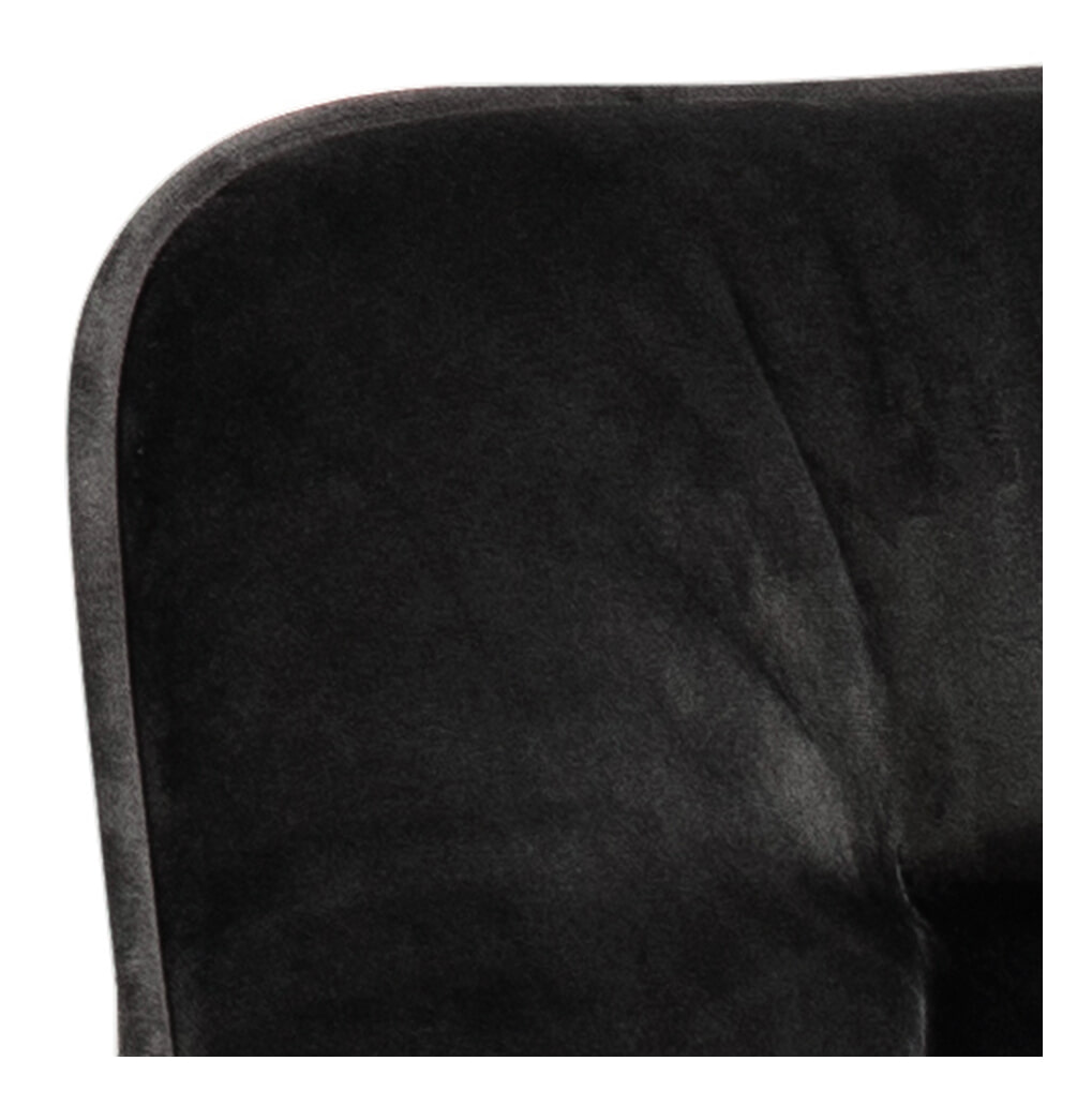 Bendt Eetkamerstoel 'Loren' Velvet, kleur Grey/Brown