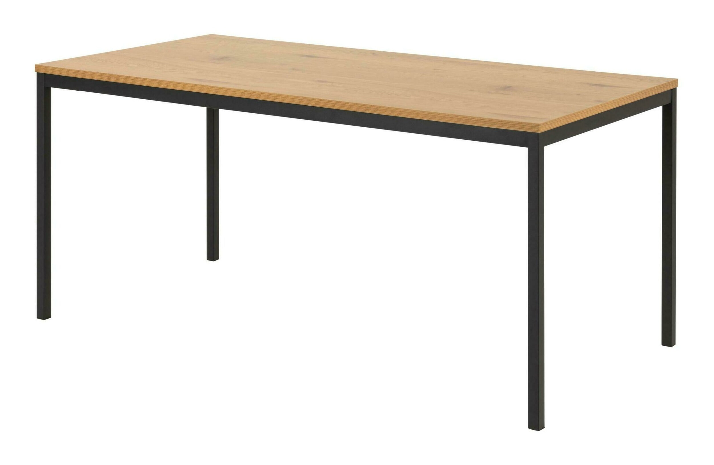 Sohome Eettafel 'Holger' Eiken en metaal, 160 x 80cm