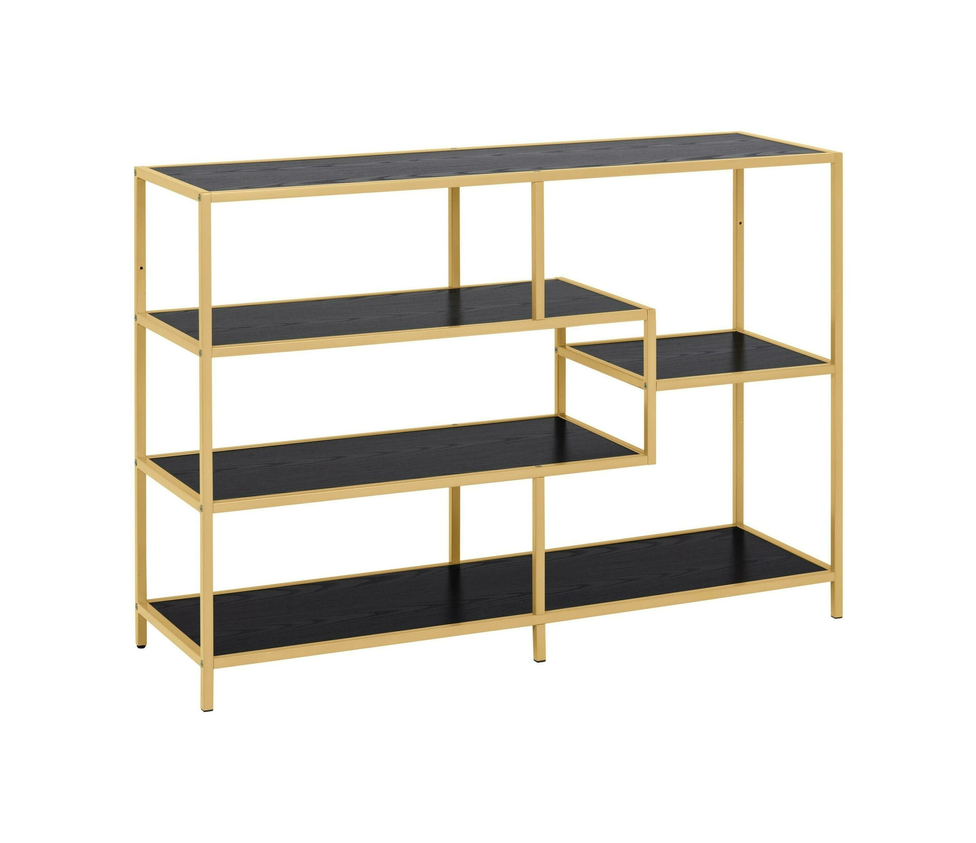 Sohome Wandrek 'Holger' Essen en metaal, 78 x 114cm, kleur Zwart/Goud