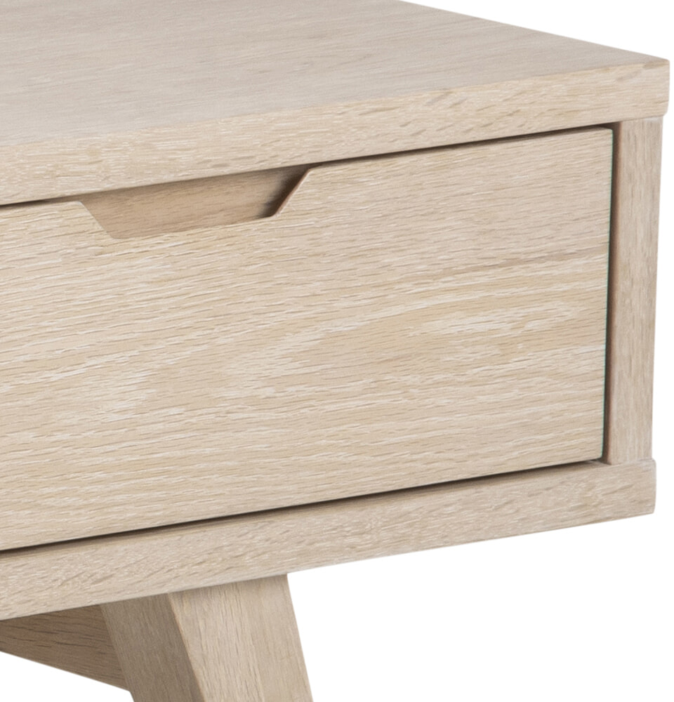 Bendt TV-meubel 'Mads' 150cm eikenhout whitewash