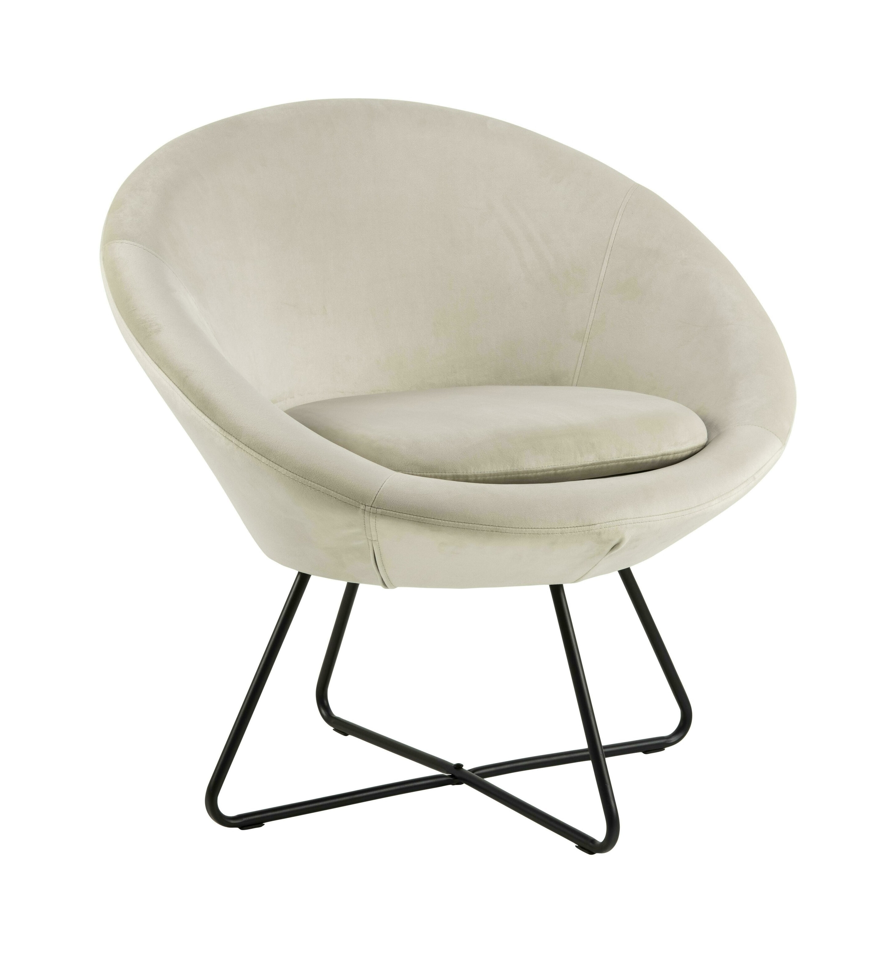 Bendt Fauteuil Louisiana Velvet - Zand