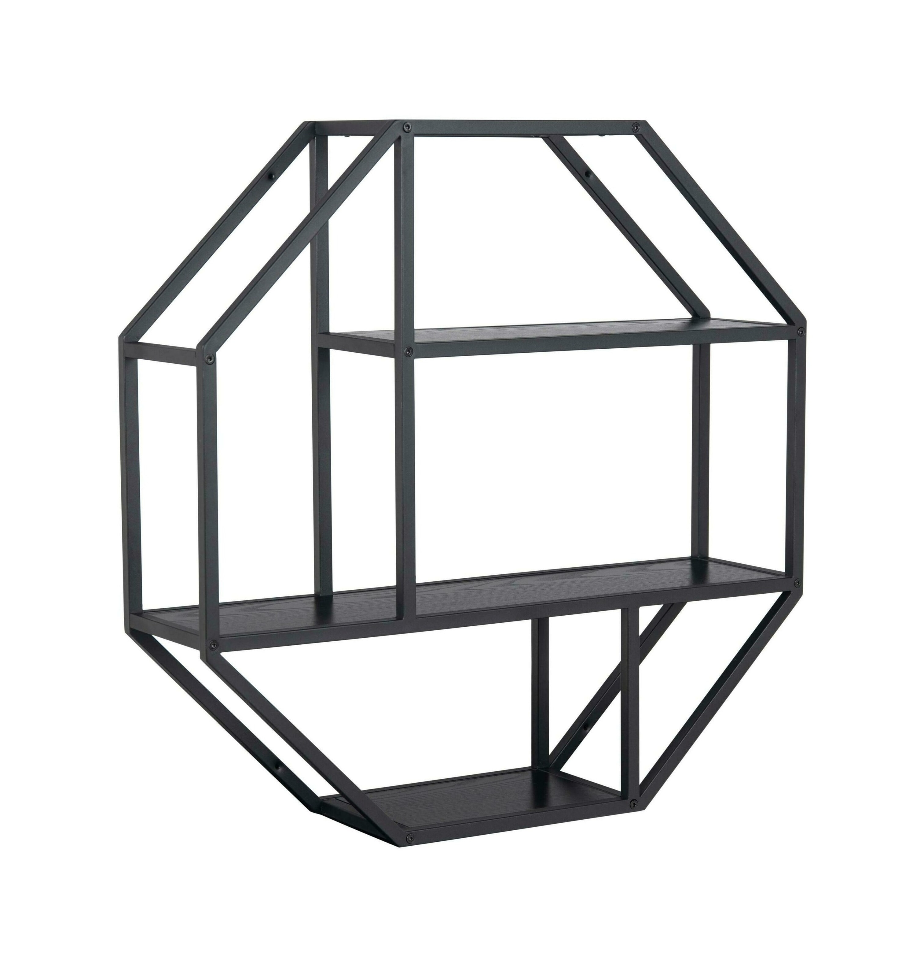 Sohome Hangend Wandrek Joannie - Essen en metaal - 77 x 77cm