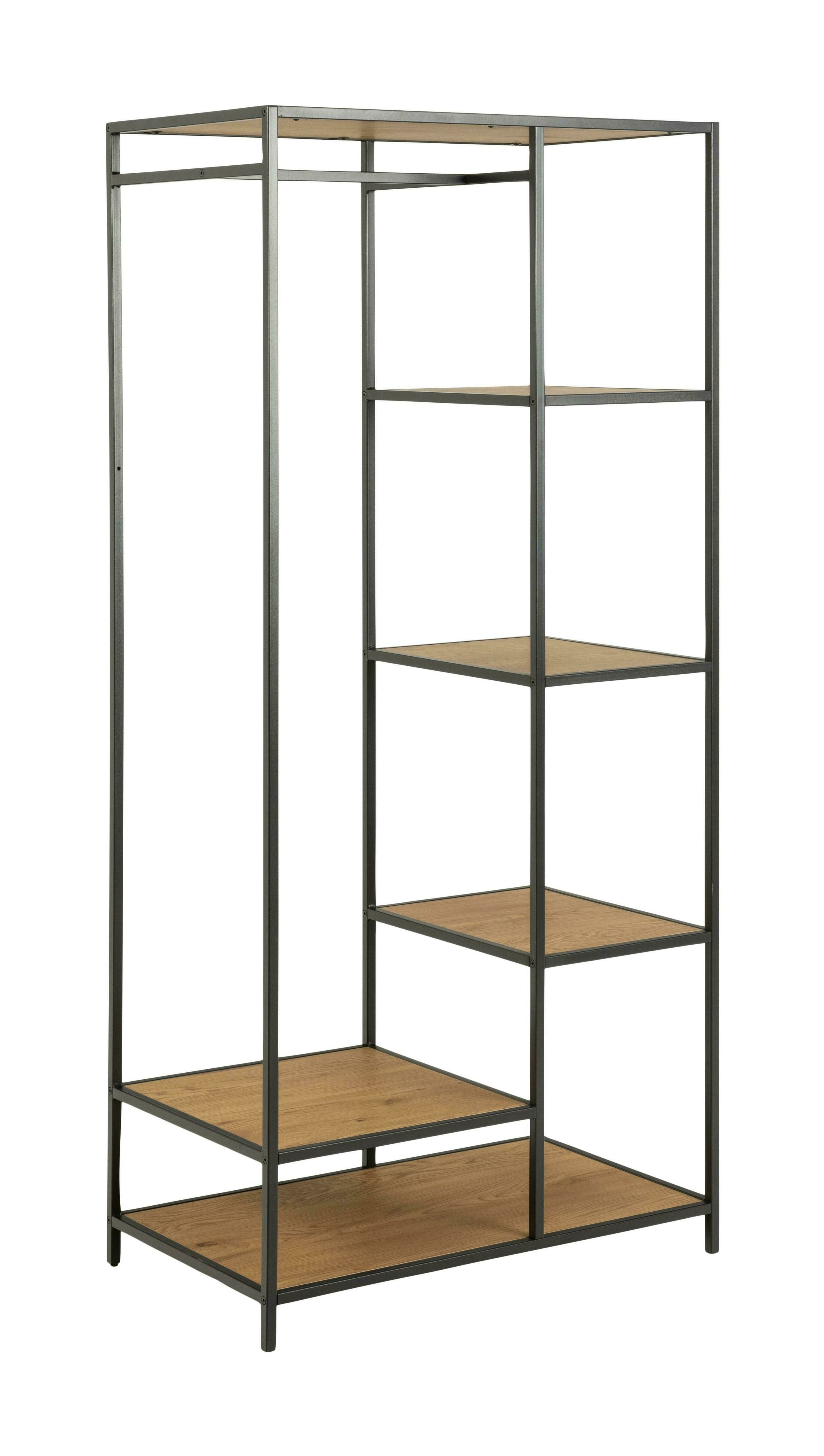 Sohome Kledingrek Joannie - Eiken en metaal - 165 x 77cm