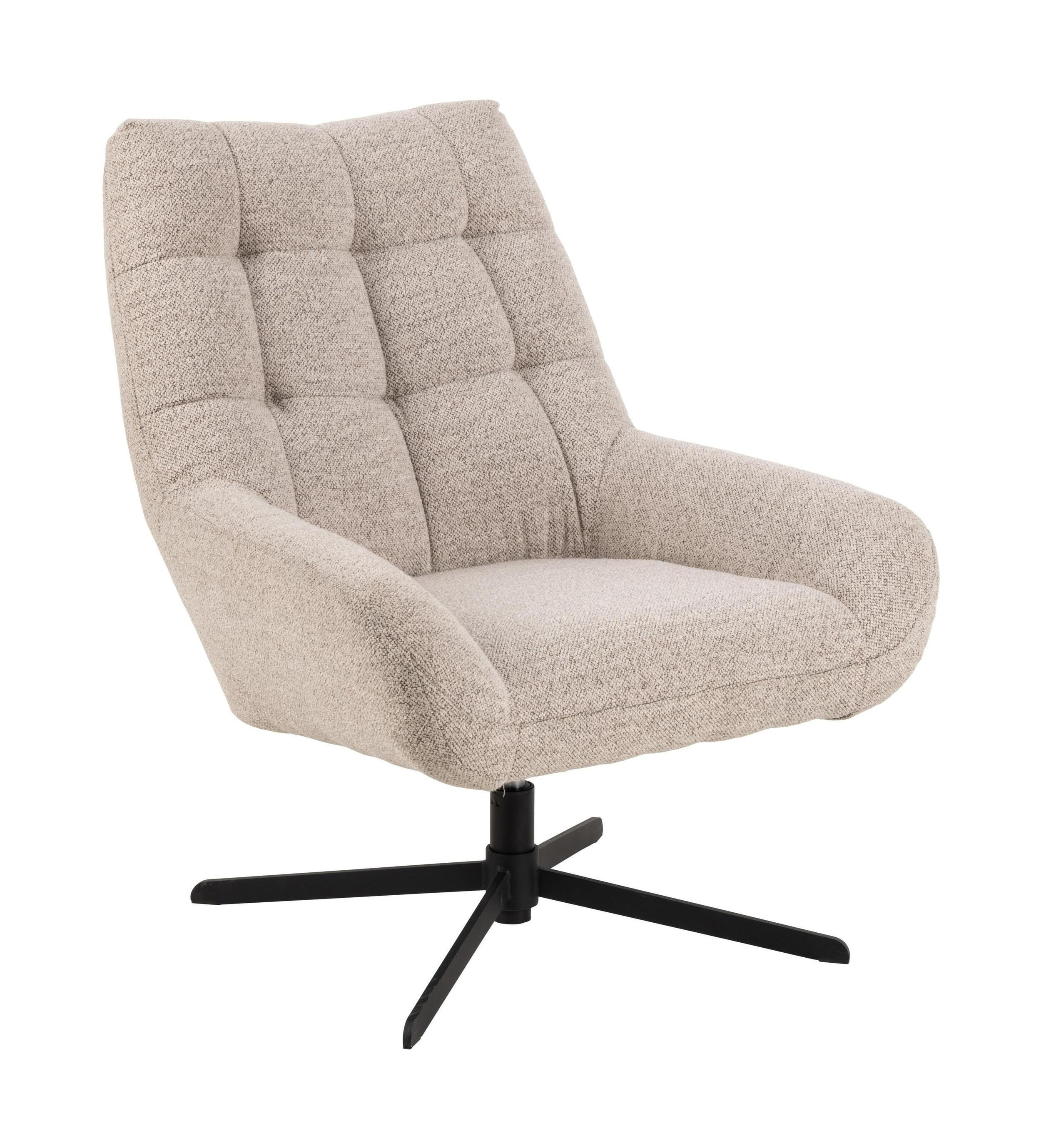 Sohome Draaifauteuil 'Nela' Bouclé, kleur Beige