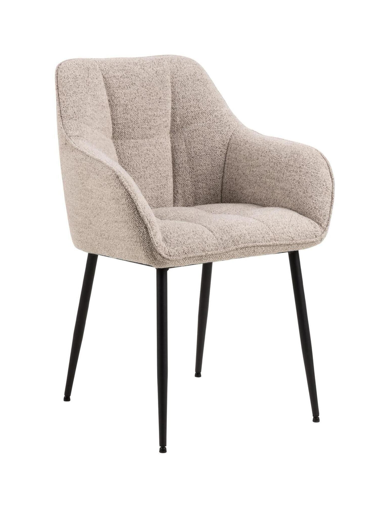Bendt Eetkamerstoel 'Helena' Bouclé, kleur Beige
