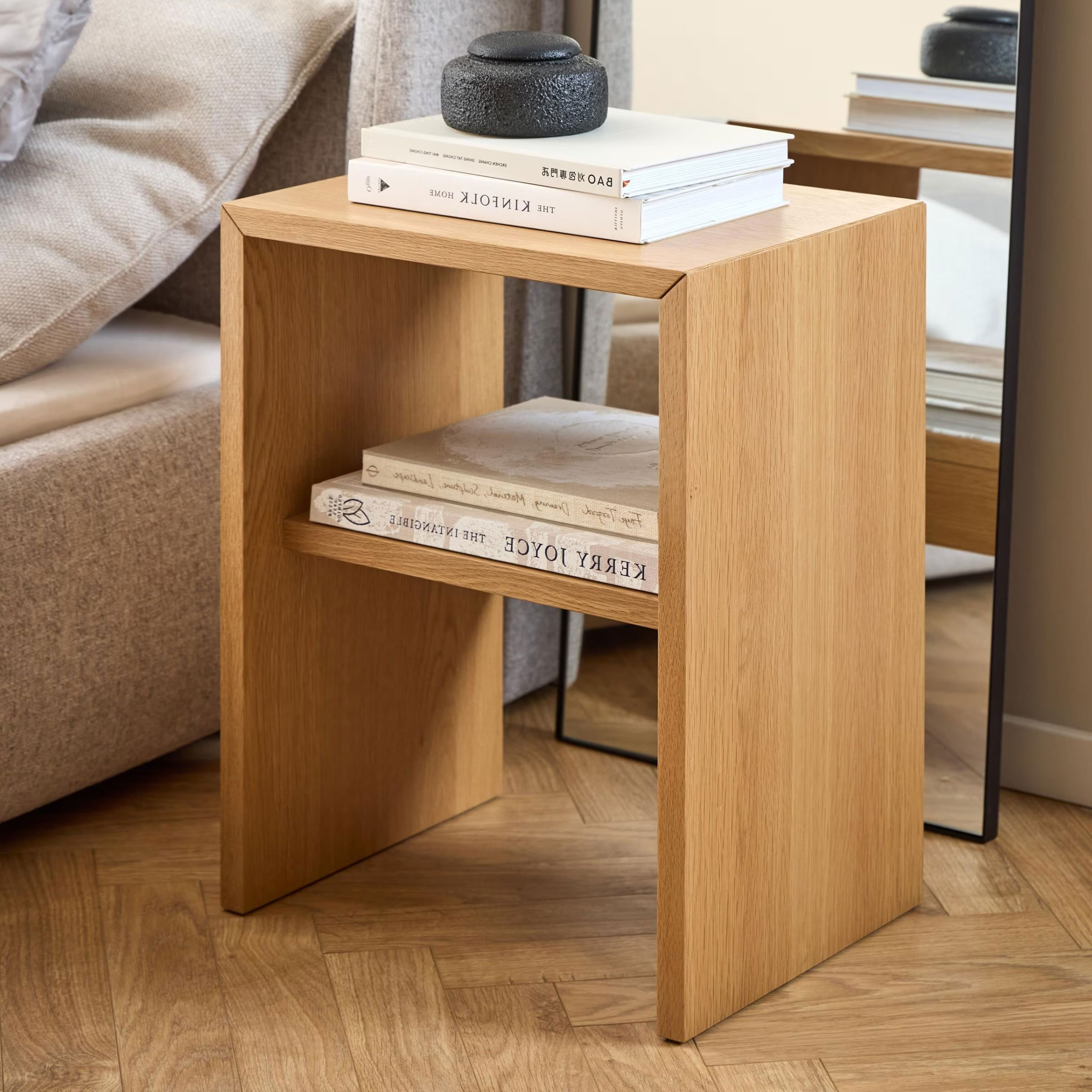 Bendt Nachtkastje 'Jai' Eiken, 45 x 35cm