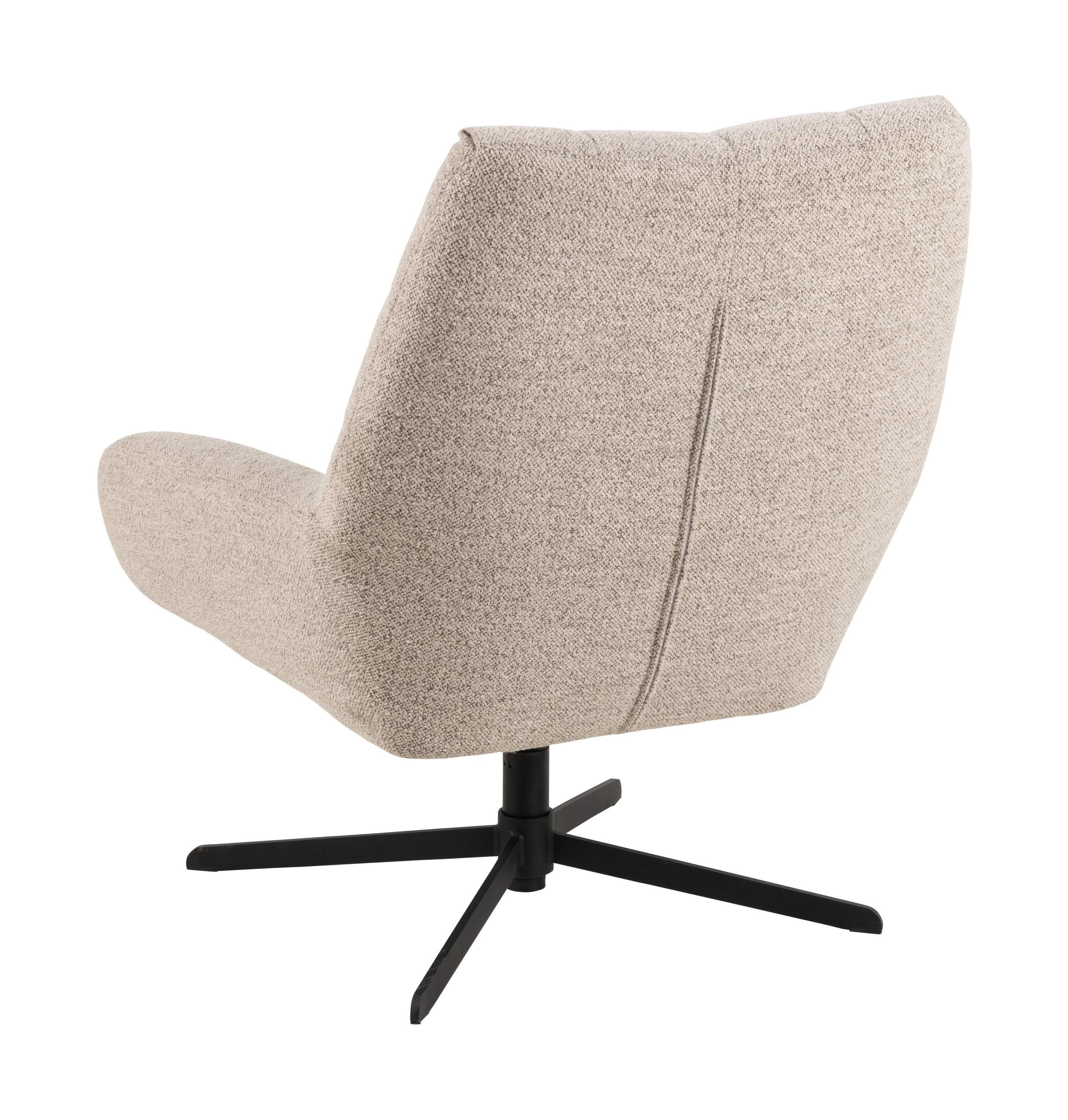 Sohome Draaifauteuil 'Nela' Bouclé, kleur Beige
