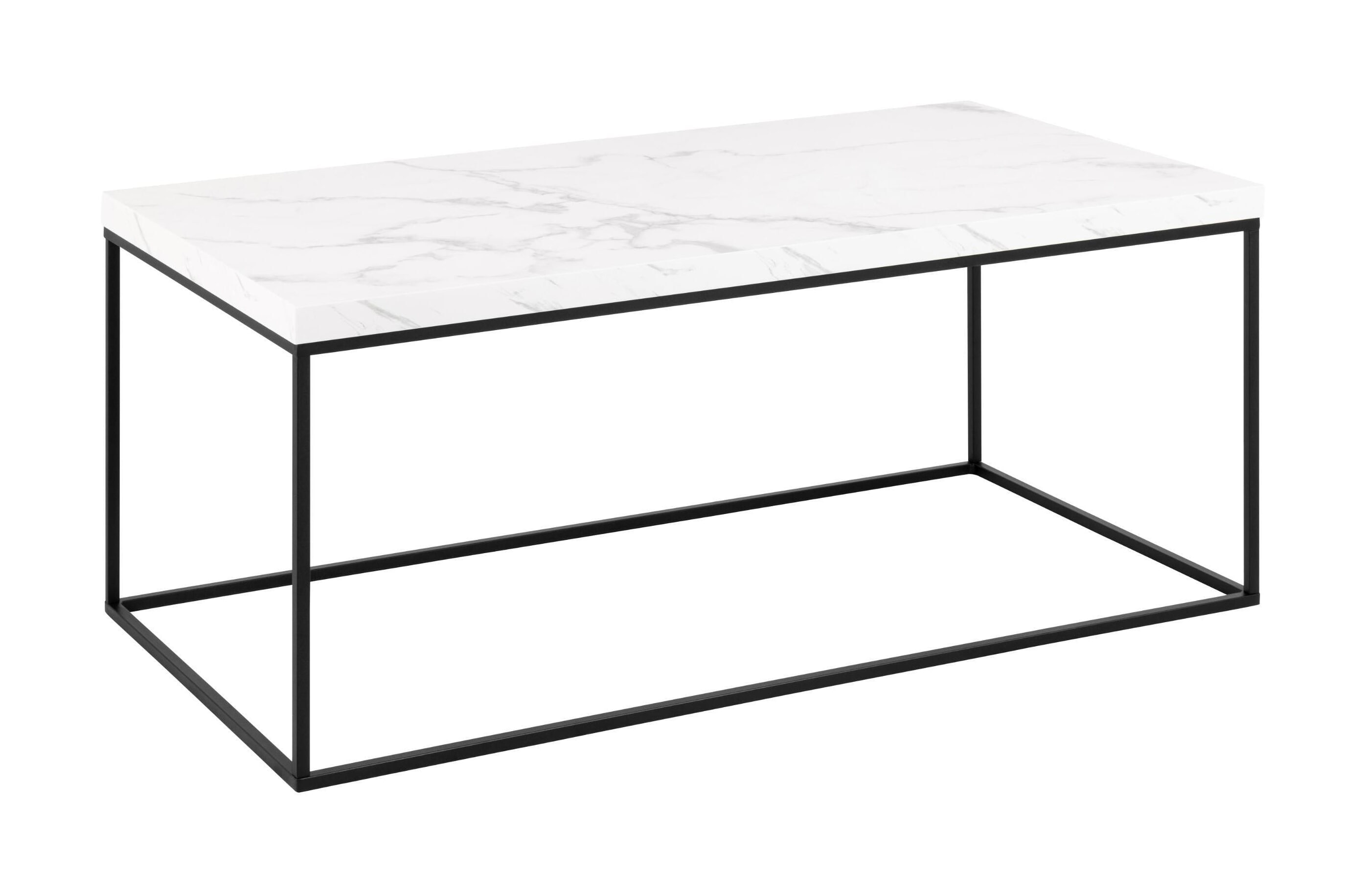 Sohome Salontafel Kathy - Marmerlook - 110 x 55cm - Wit