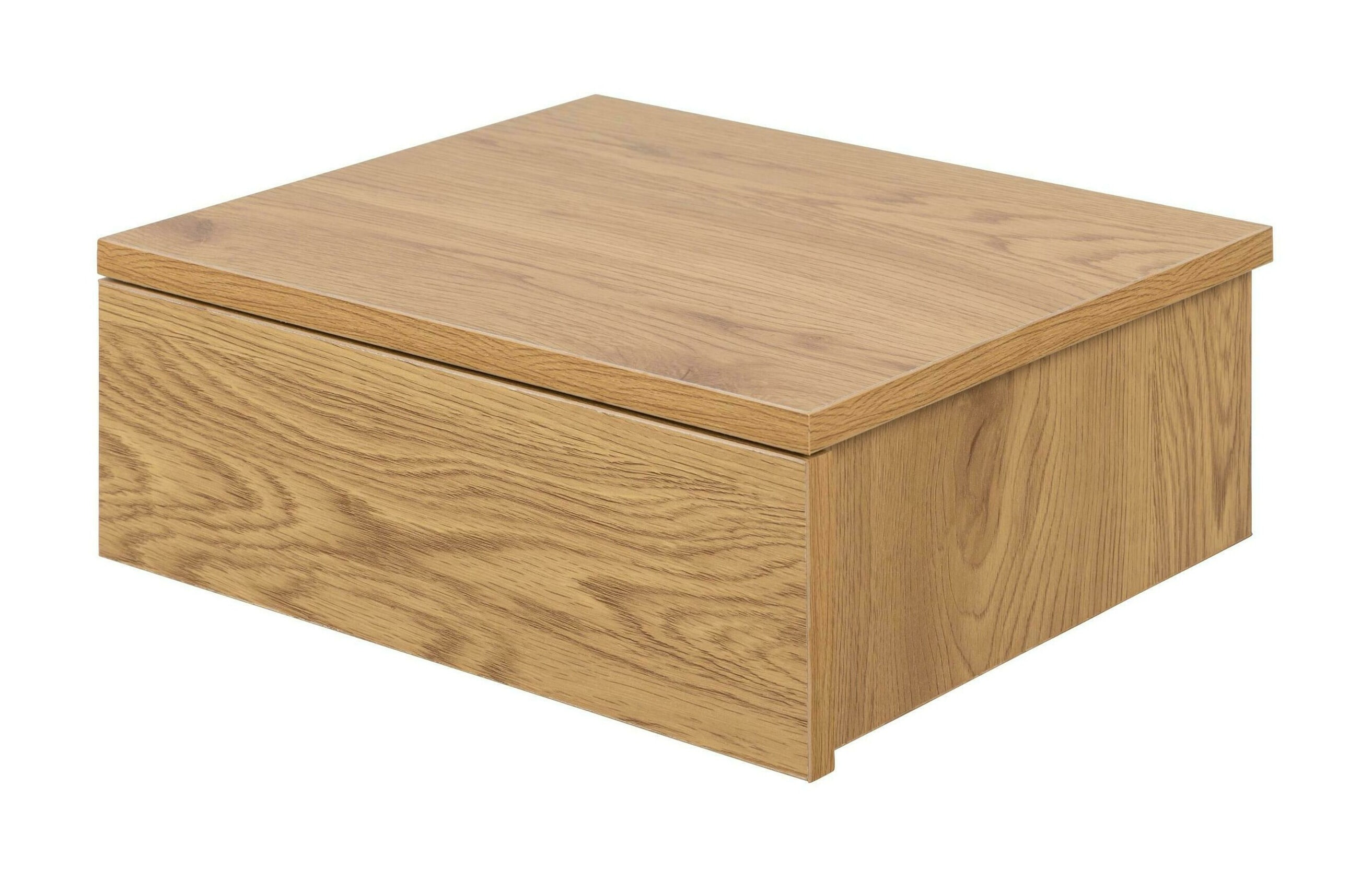 Bendt Zwevend Nachtkastje 'Grete' Met 1 lade, kleur Naturel