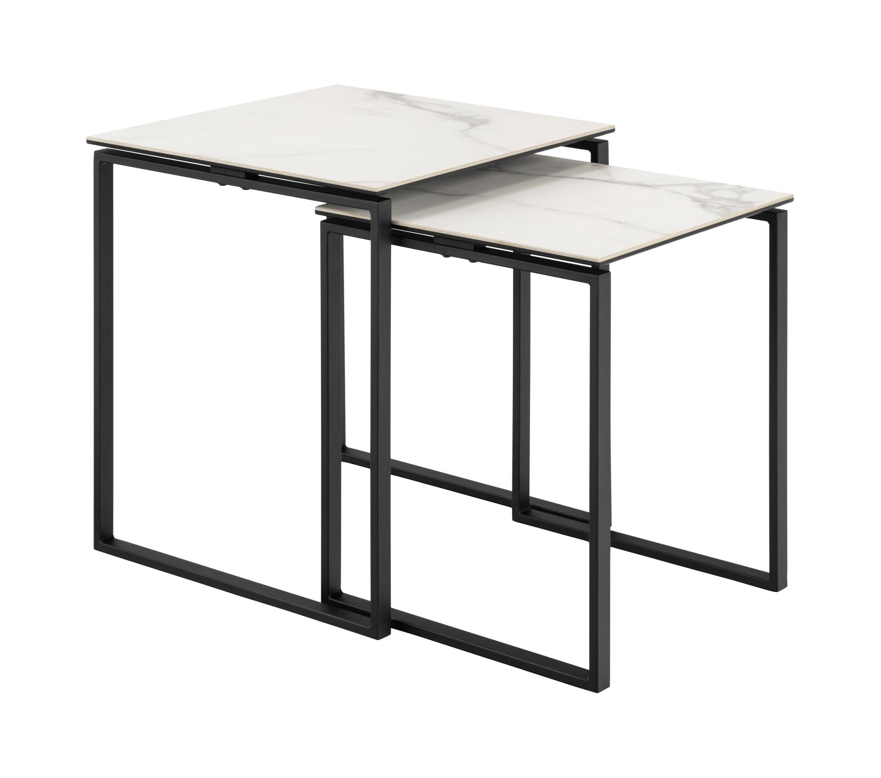 Bendt Salontafel 'Lone' Keramiek, Set van 2 stuks