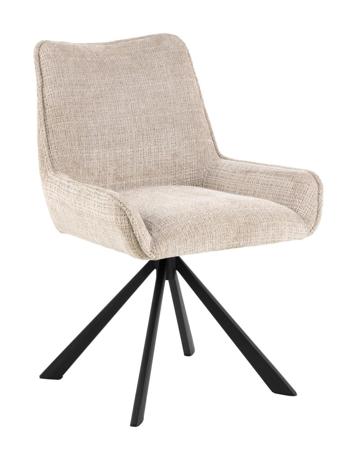 Sohome Draaibare Eetkamerstoel 'Erika' Chenille