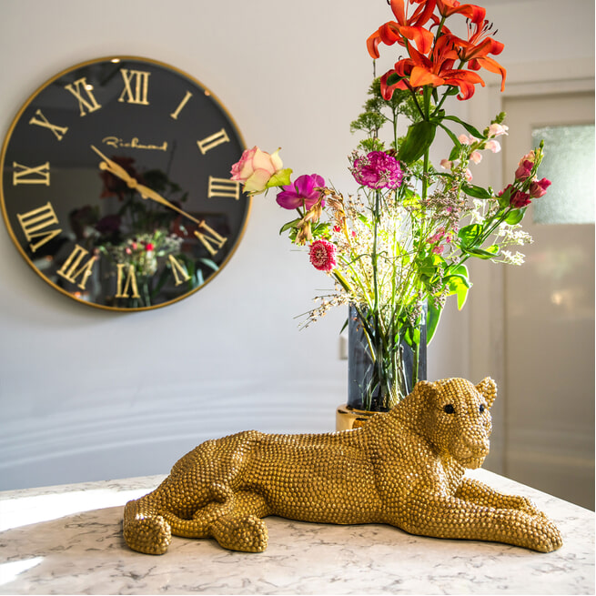 Richmond Decoratie 'Lion' kleur Goud