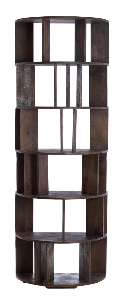 Light & Living Wandkast Limpya Mangohout, 212 x 76cm - Mat Donker Roodbruin