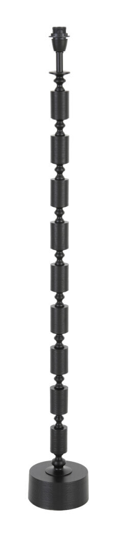 Light & Living Vloerlamp Gitaya 135cm - Mat Zwart (excl. kap) - Rond