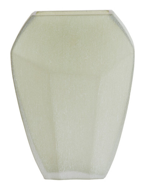 Light & Living Vaas Vionna Glas, 34cm - Olijfgroen - Ovaal