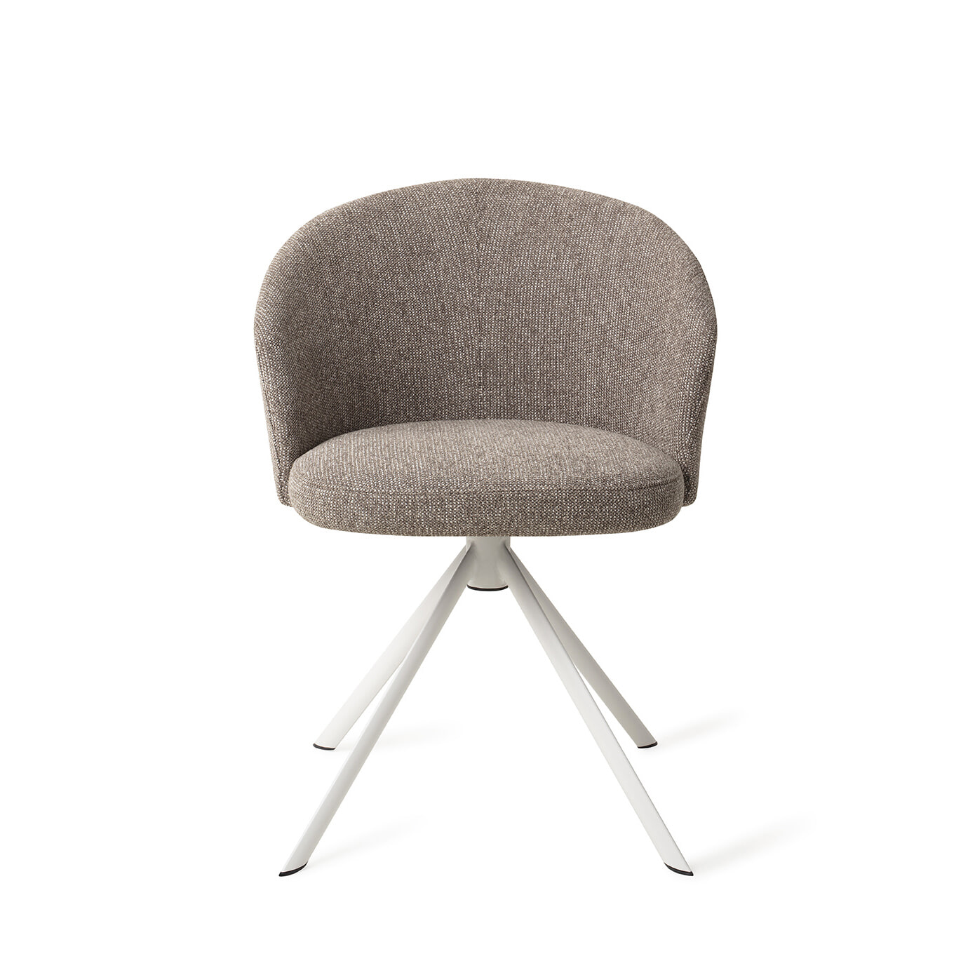 Jesper Home Eetkamerstoel 'Niimi' Revolve White, kleur Saving Greige