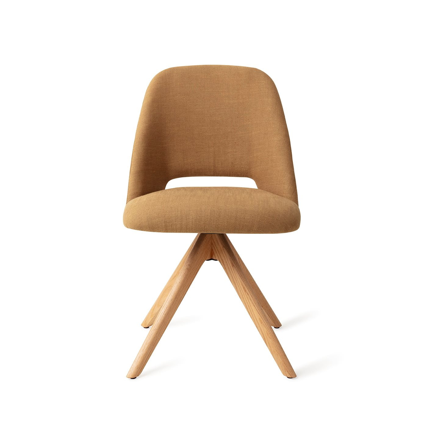 Jesper Home Eetkamerstoel 'Sasue' Draaibaar, Revolve Oak Natural, kleur Oh My Ochre