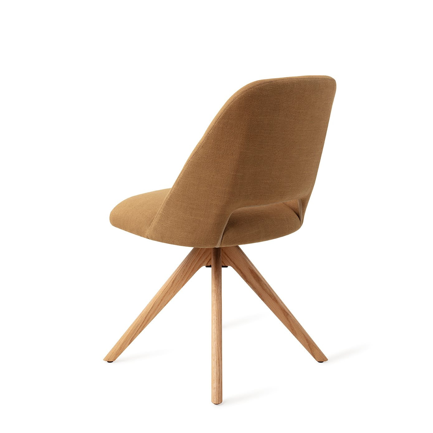 Jesper Home Eetkamerstoel 'Sasue' Draaibaar, Revolve Oak Natural, kleur Oh My Ochre