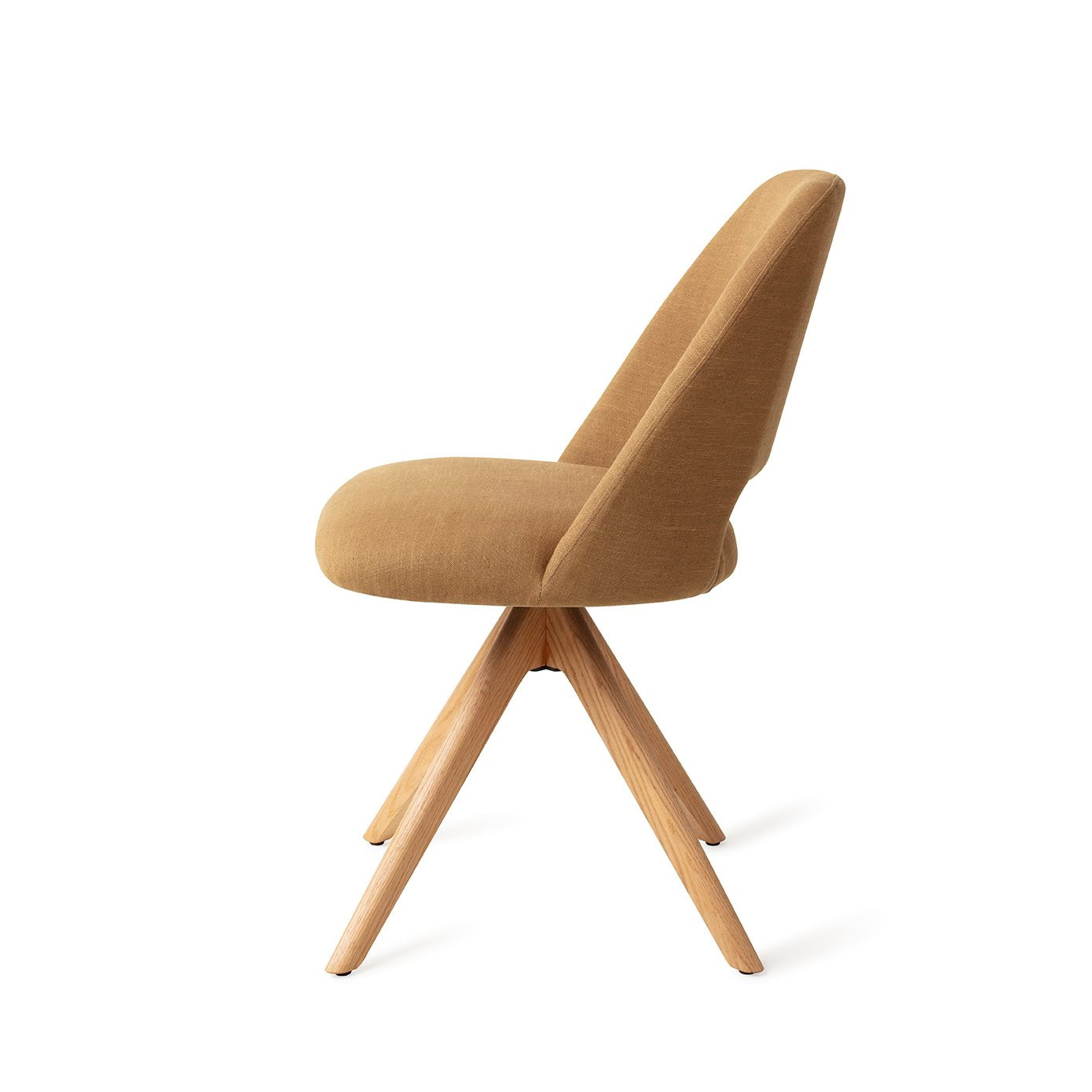 Jesper Home Eetkamerstoel 'Sasue' Draaibaar, Revolve Oak Natural, kleur Oh My Ochre